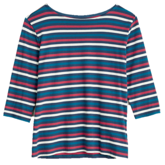 Seasalt Women's Sailor Top Tri Mini Cornish Night Primula 1