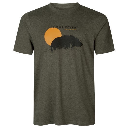 Seeland Night Fever T-Shirt Pine Green Melange 1