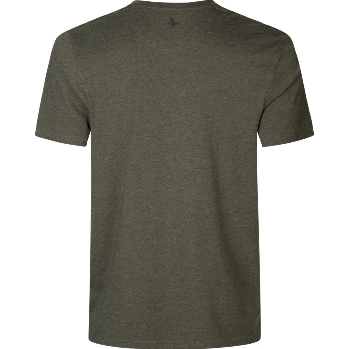 Seeland Stag Fever T-Shirt Pine Green Melange 2