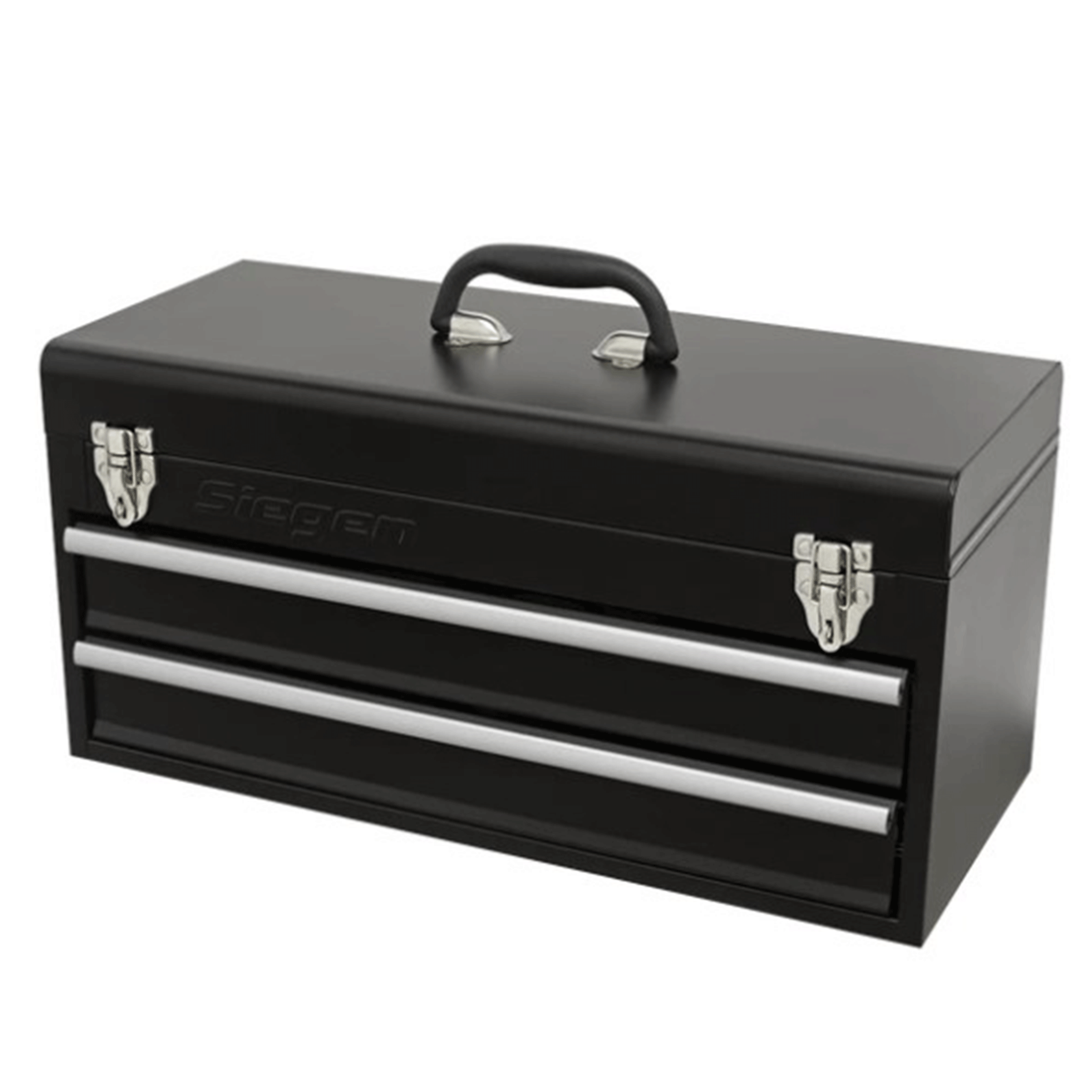 Siegen 2 Drawer Portable Tool Chest with 90pc Tool Kit S01055