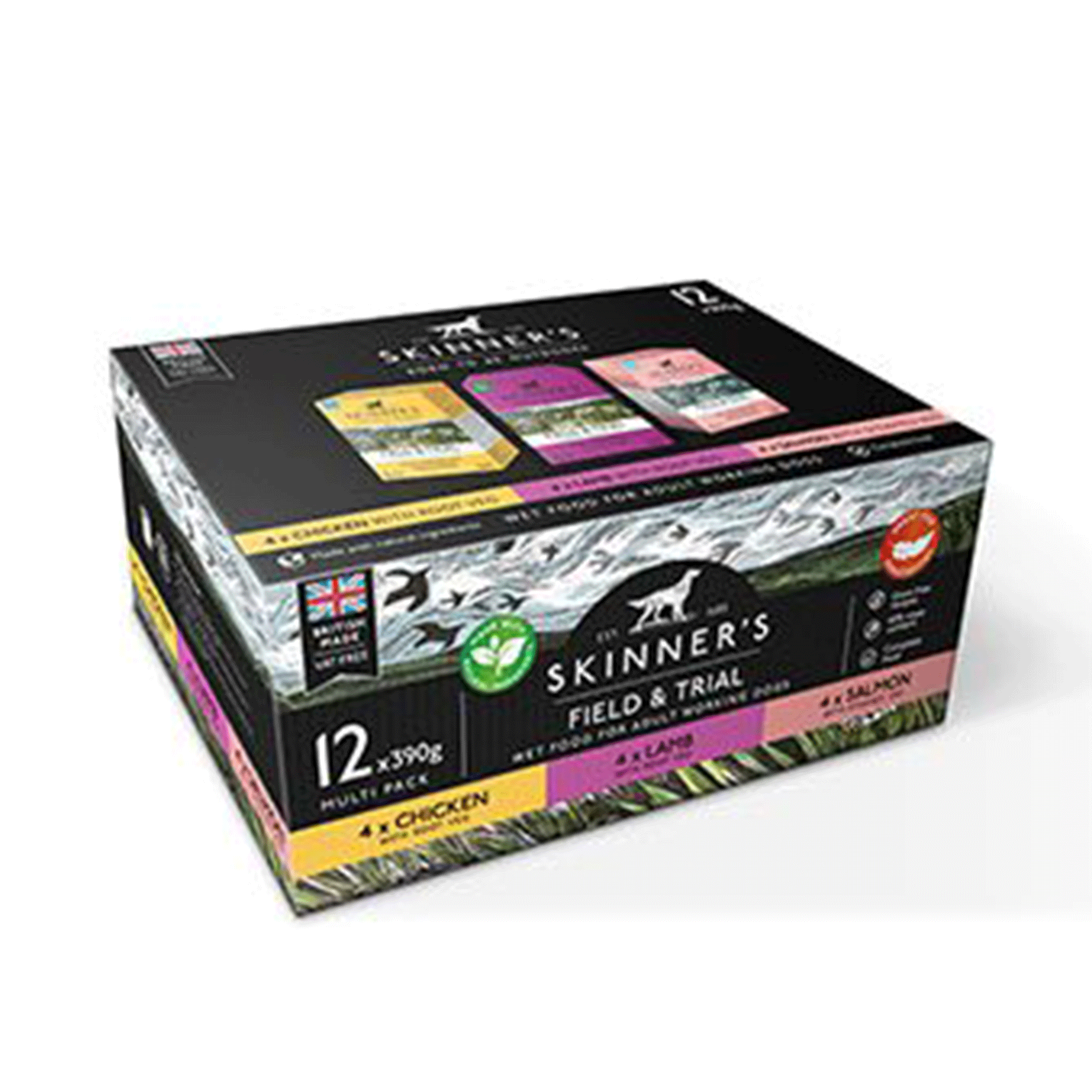 Skinner's Field & Trial Wet Food Variety 12 Pack