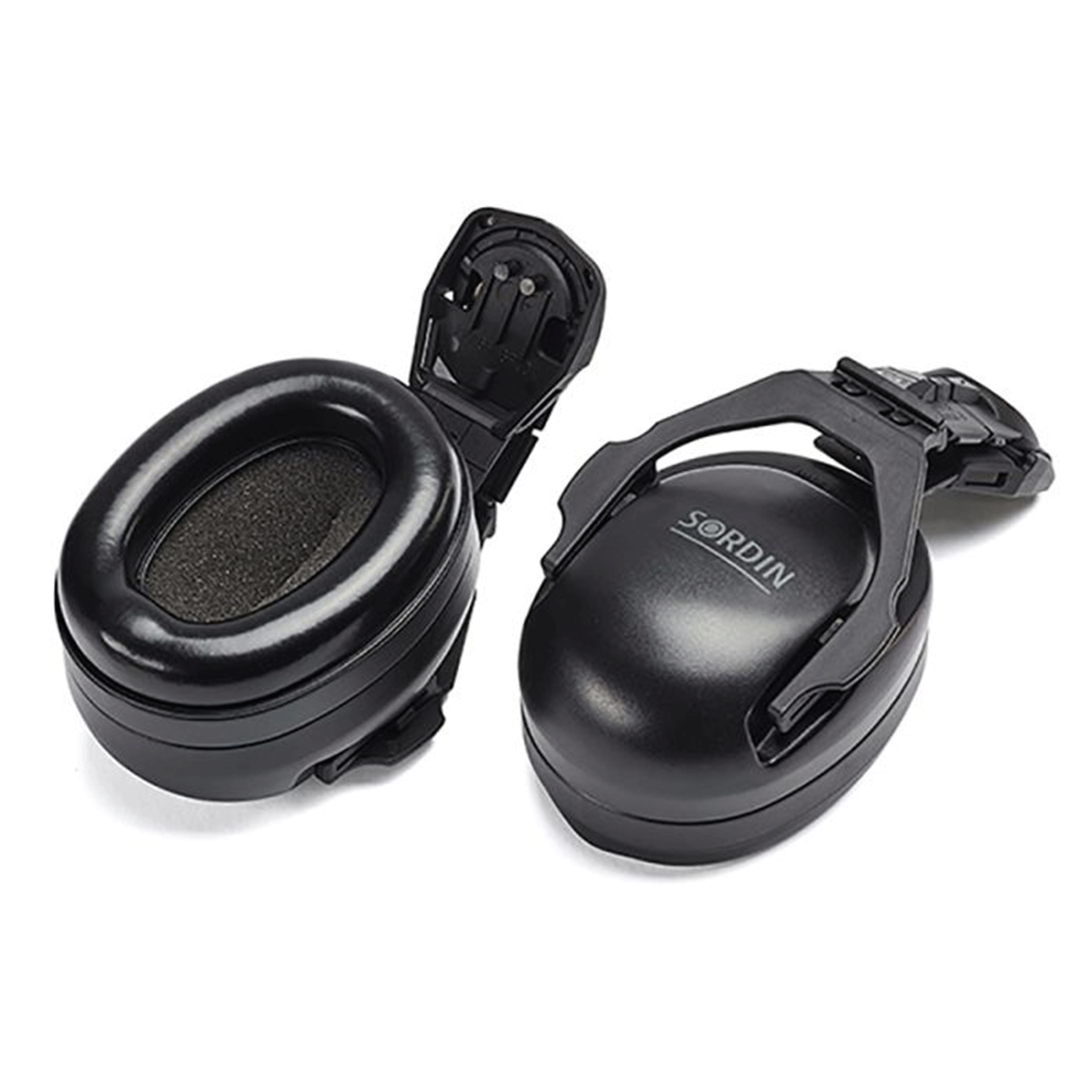 Sordin EXC Helmet-Mounted Ear Defenders Black SNR 30dB