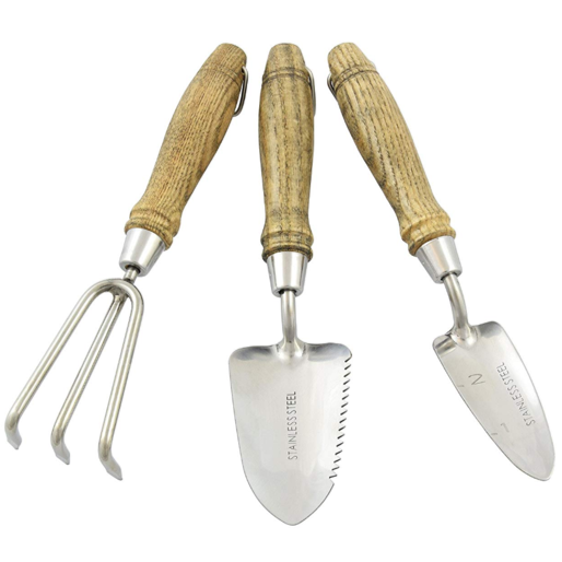 Spear &amp; Jackson 3pc Stainless Steel Mini Potting Tool Set 2