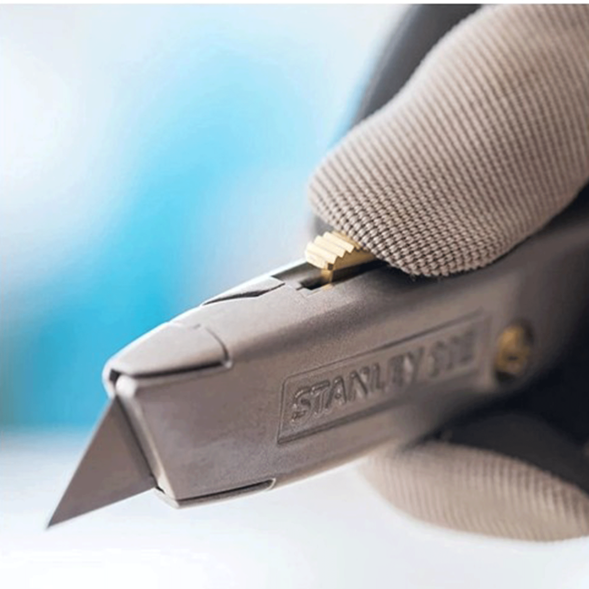 Stanley 99E Retractable Trimming Knives Twin Pack, 50 Blades & Organiser