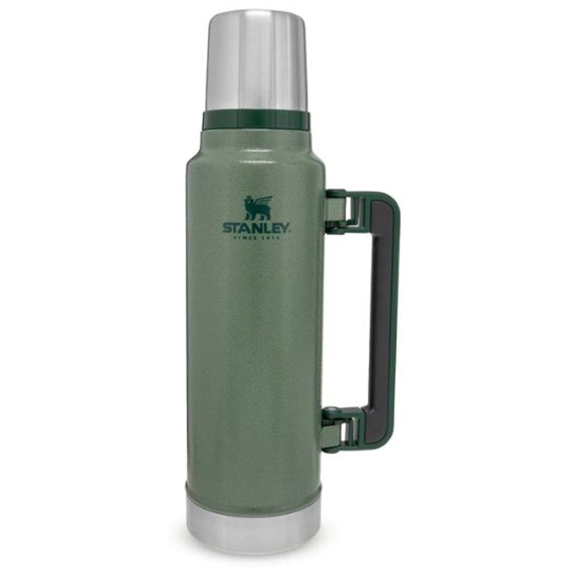 Stanley Classic Stainless Steel 1.4L Vacuum Flask Hammertone Green 1