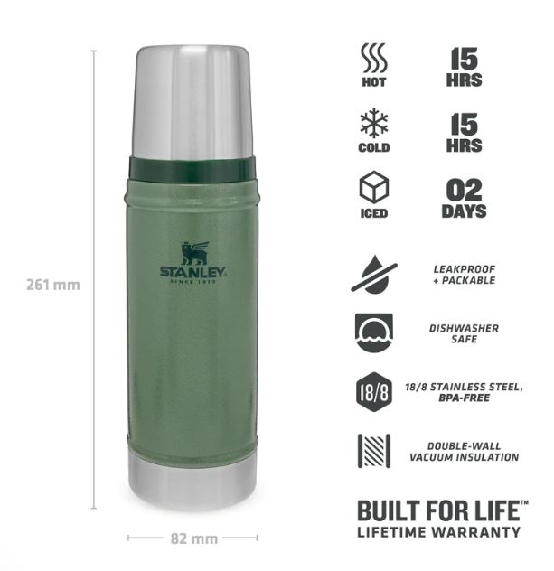 Stanley Classic Stainless Steel Legendary Bottle .47L 3