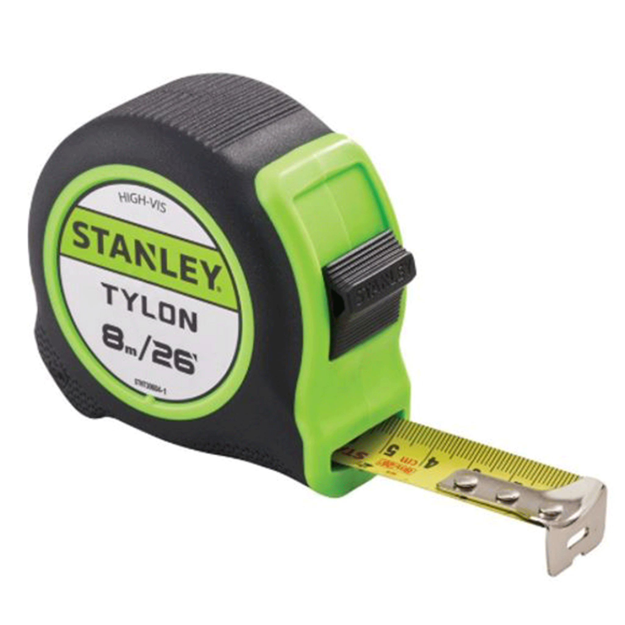 Stanley Hi-Vis 8 Metre Tylon Tape Measure Green