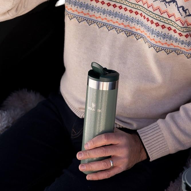 Stanley Aerolight Transit Mug .47L Hammertone Green
