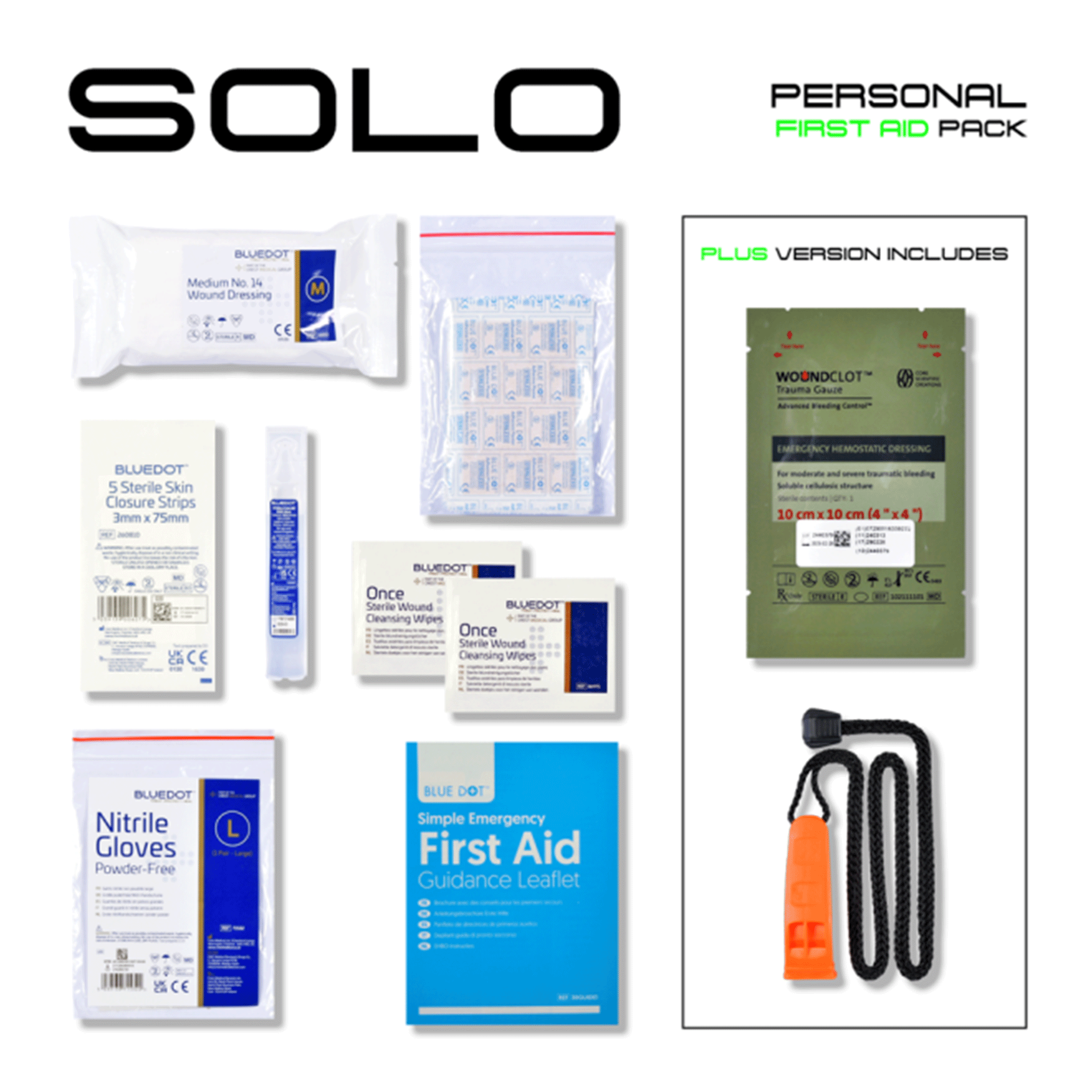 Stein SOLO Personal First Aid Pack