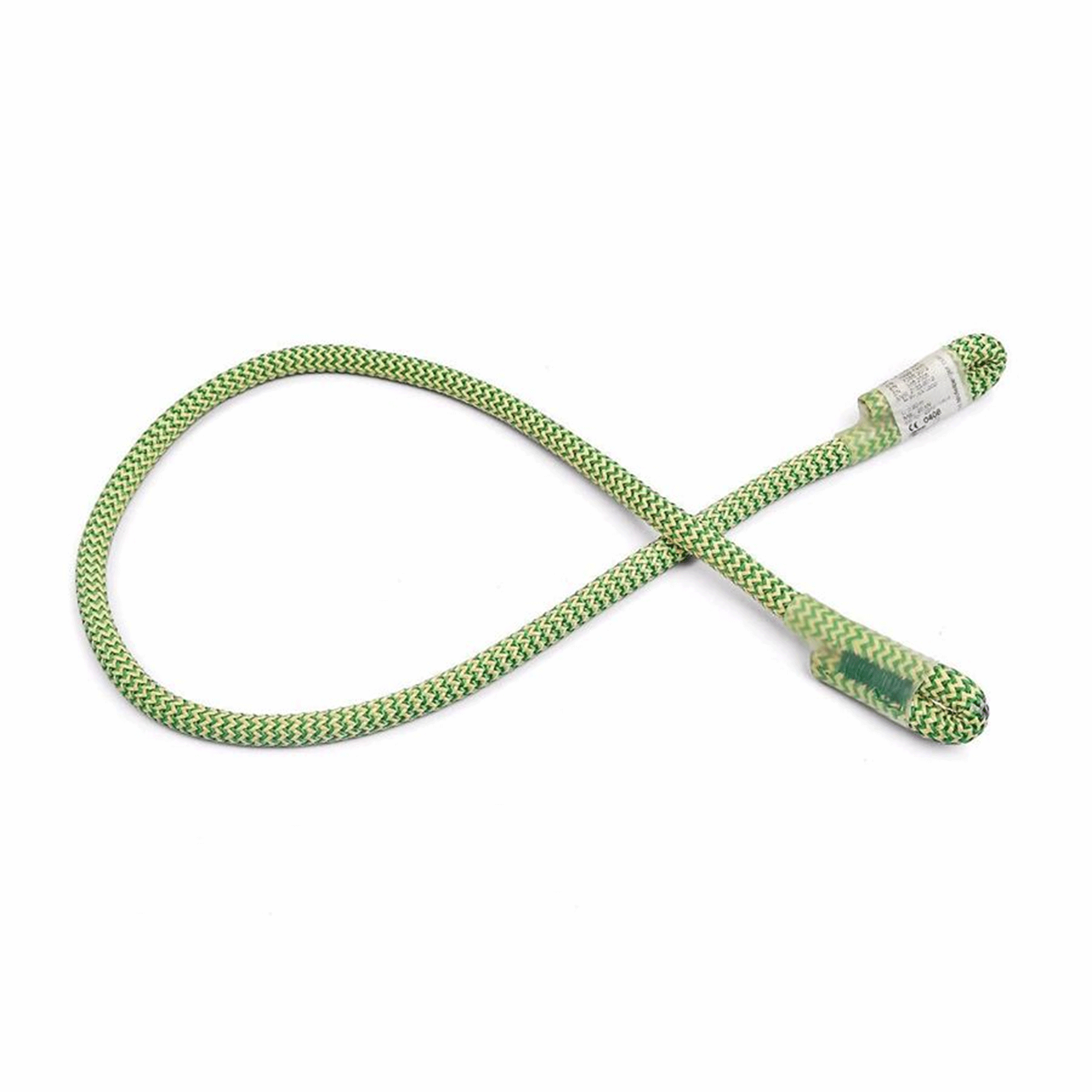 Teufelberger Ocean Polyester e2e Eye-to-Eye Hitch Cord Green/Yellow 8mm x 76cm