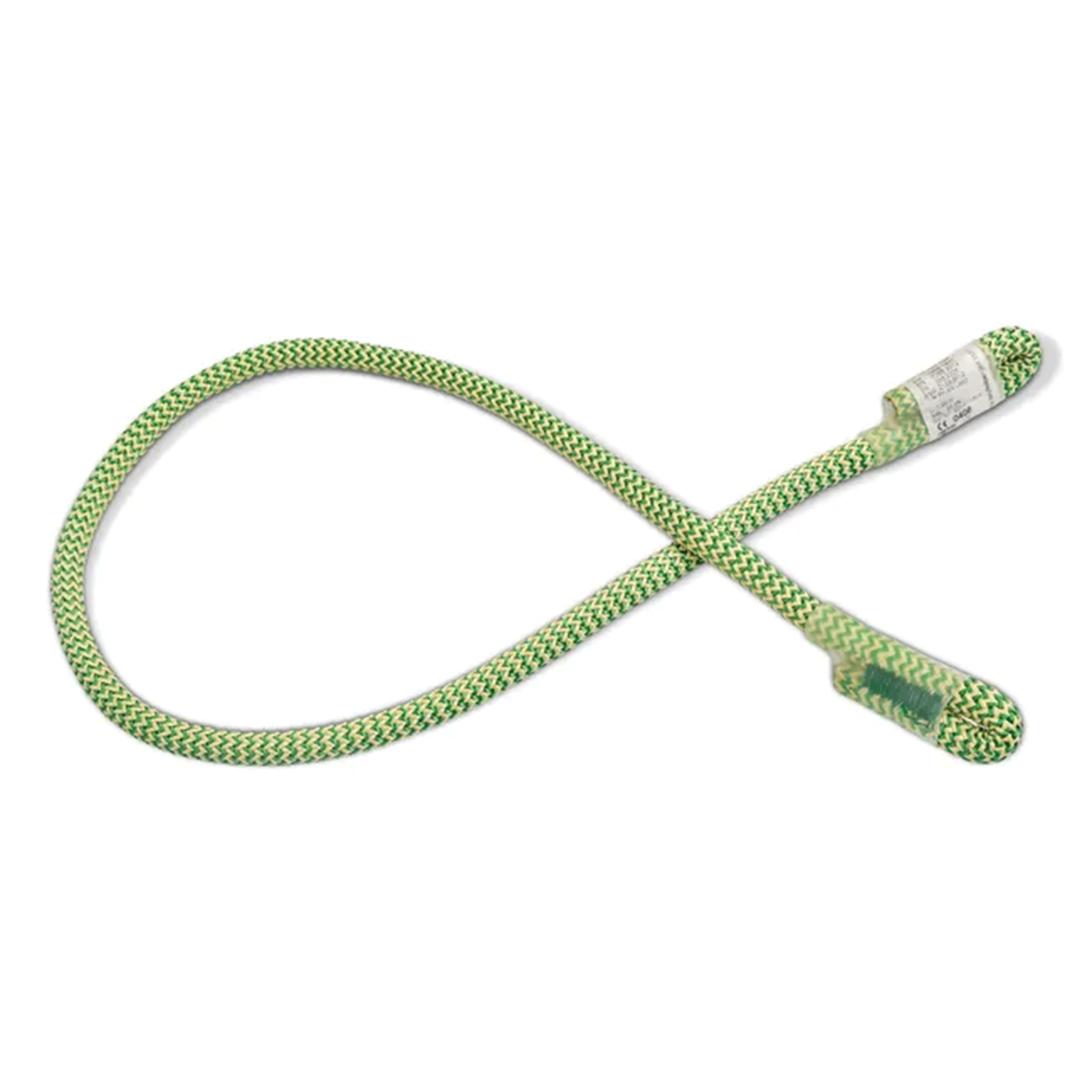 Teufelberger Ocean Polyester e2e Eye-to-Eye Hitch Cord Green/Yellow 10mm x 95cm