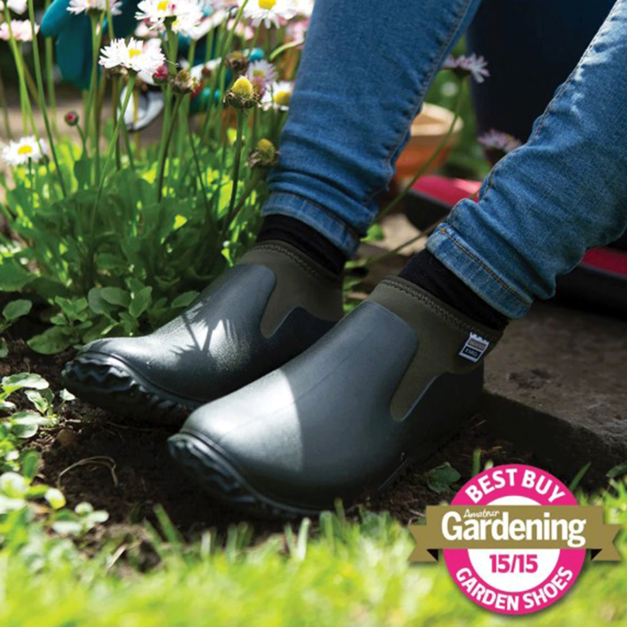 Town & Country Buckingham Neoprene Gardening Shoes Green