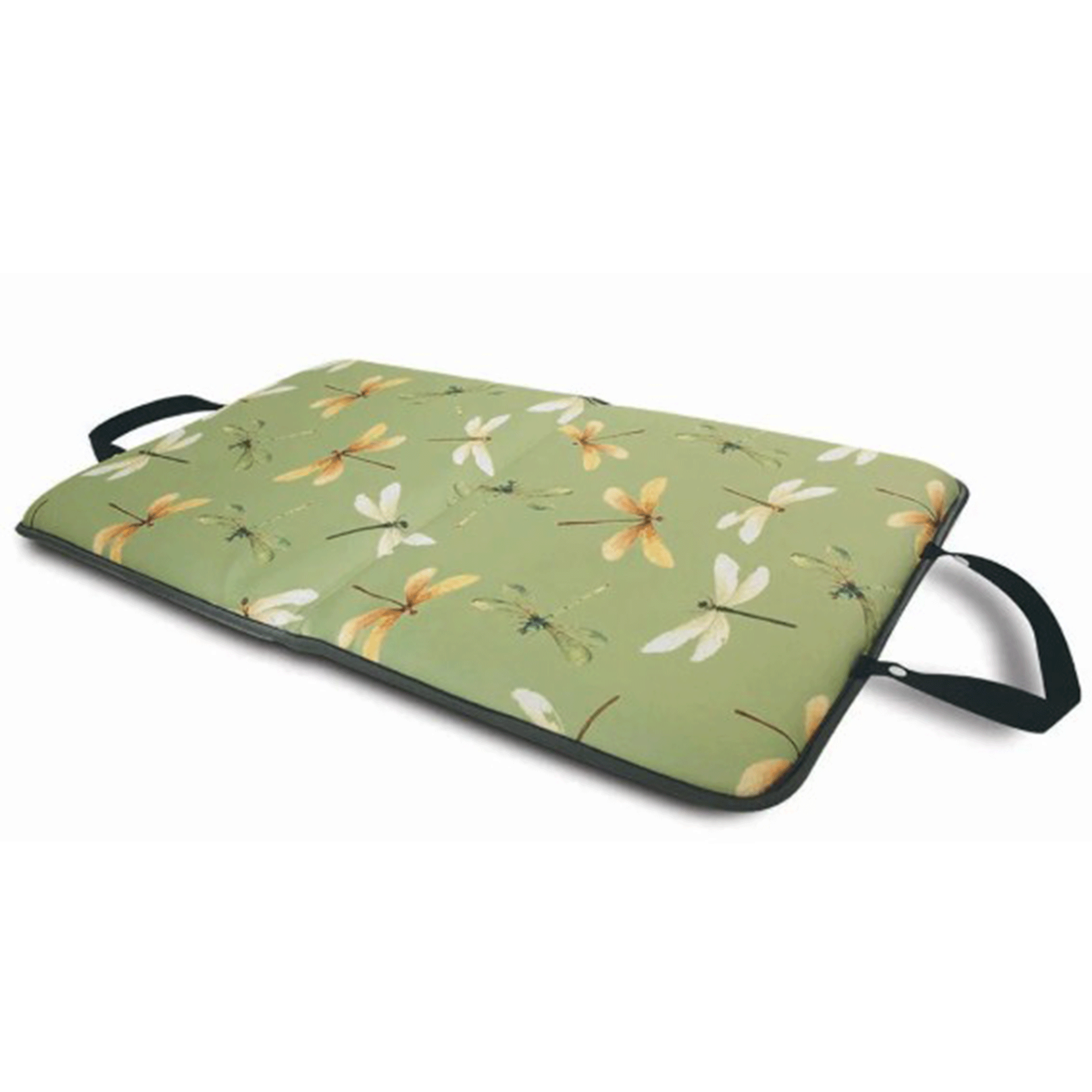 Town & Country Dragonfly Memory Foam Double-Wide Folding Kneeler Pad Green