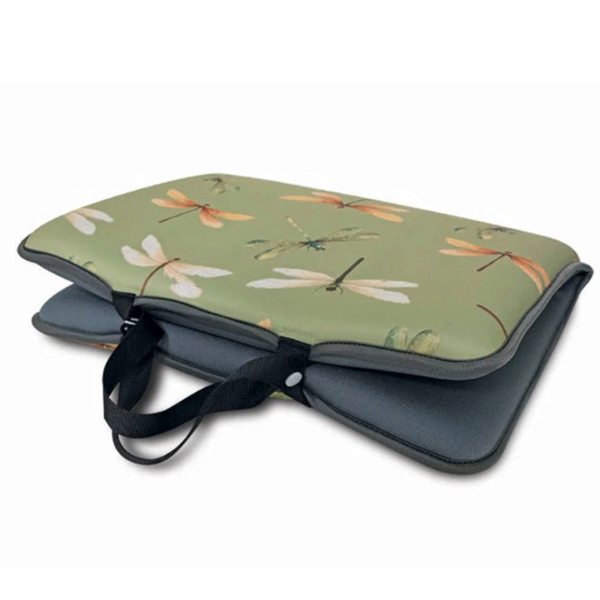 Town & Country Dragonfly Memory Foam Double-Wide Folding Kneeler Pad Green