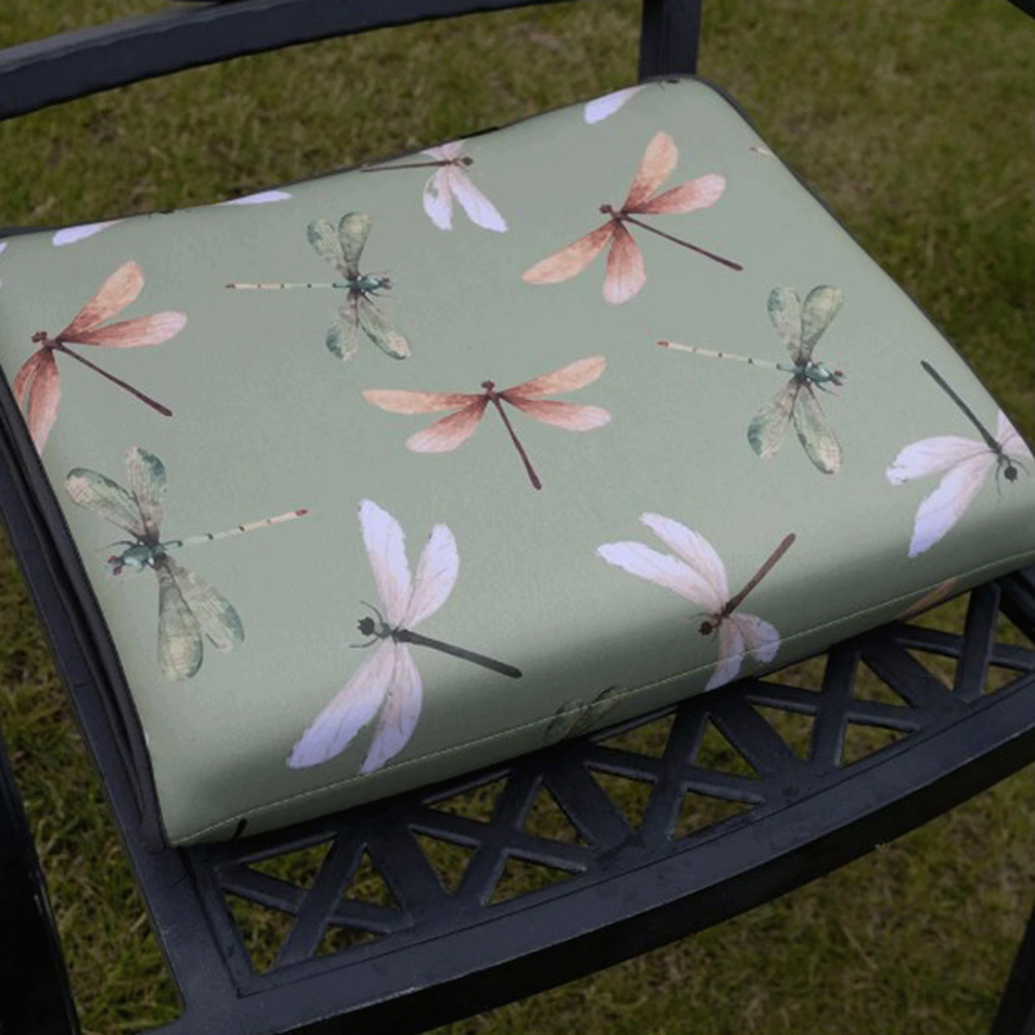 Town & Country Dragonfly Memory Foam Double-Wide Folding Kneeler Pad Green