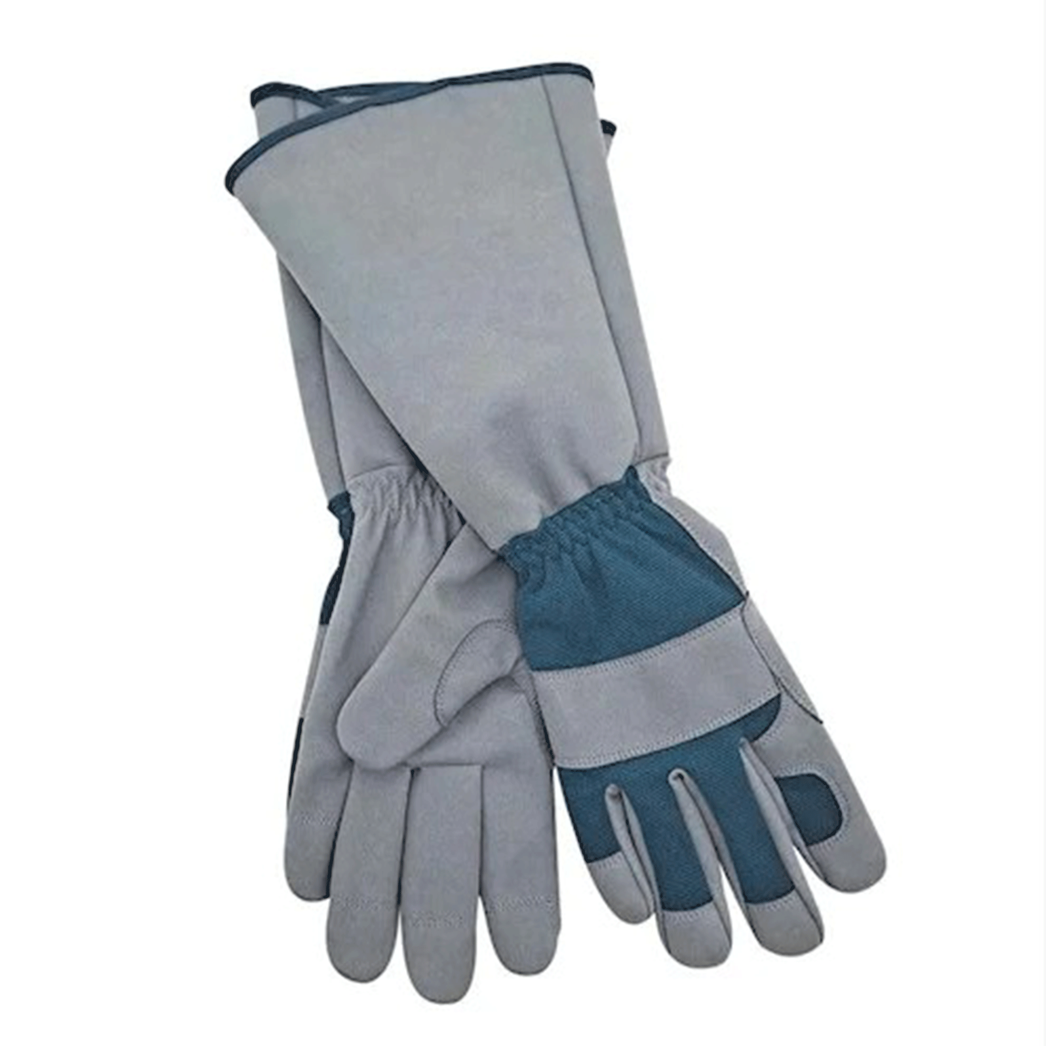 Town & Country Stretch-Fit Gauntlet Gloves Grey-Blue