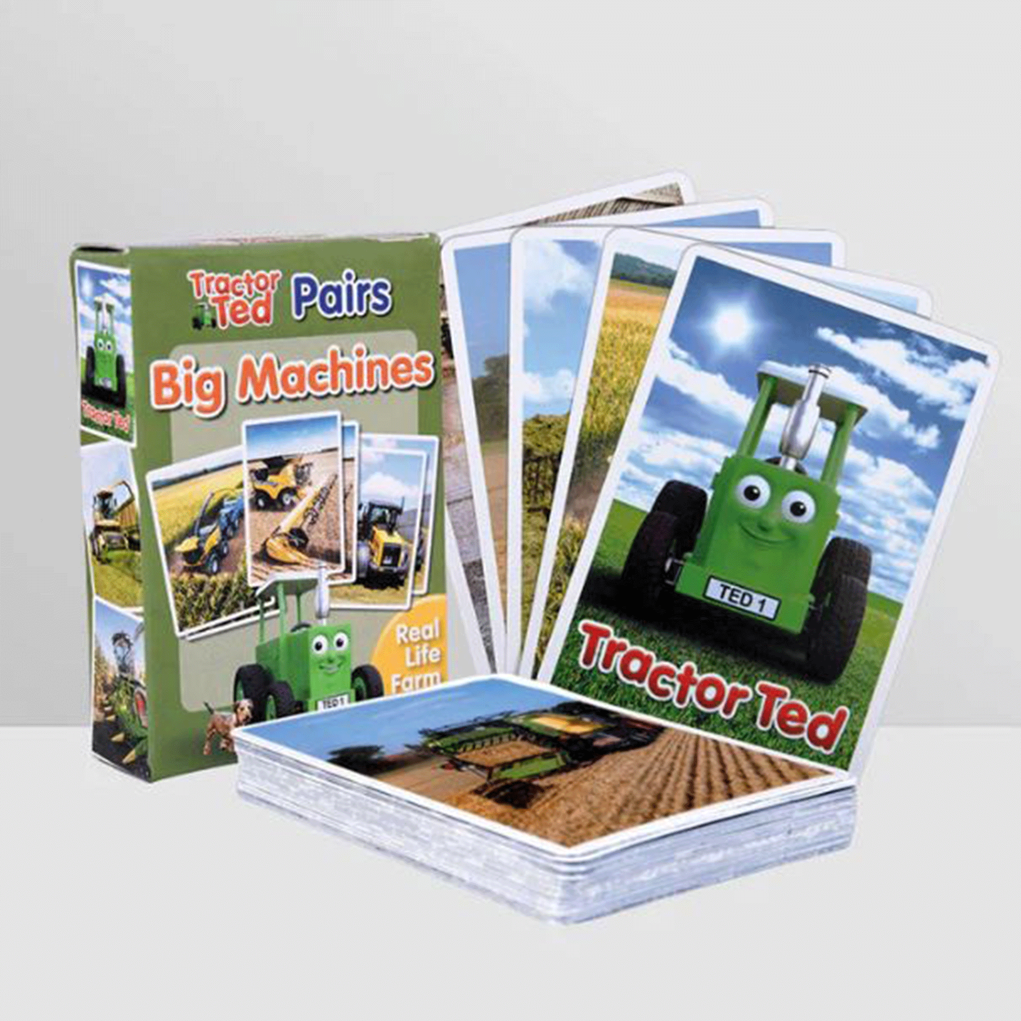 Tractor Ted Big Machines Matching Pairs Card Game