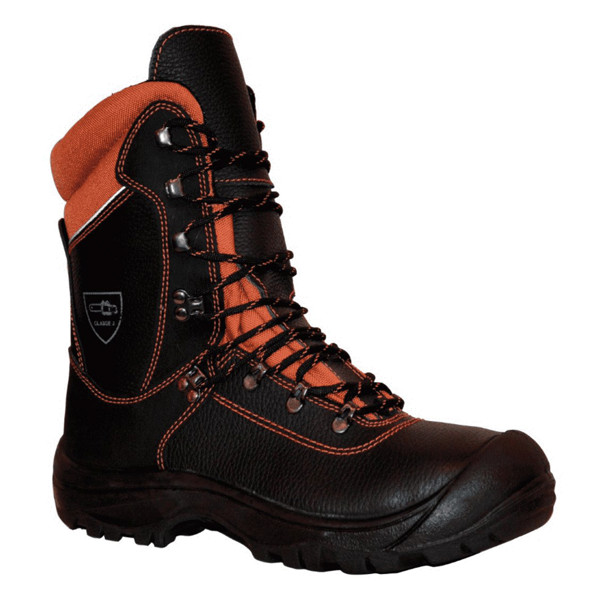 Treehog TH11 Extreme Class 2 Chainsaw Boots Black/Orange