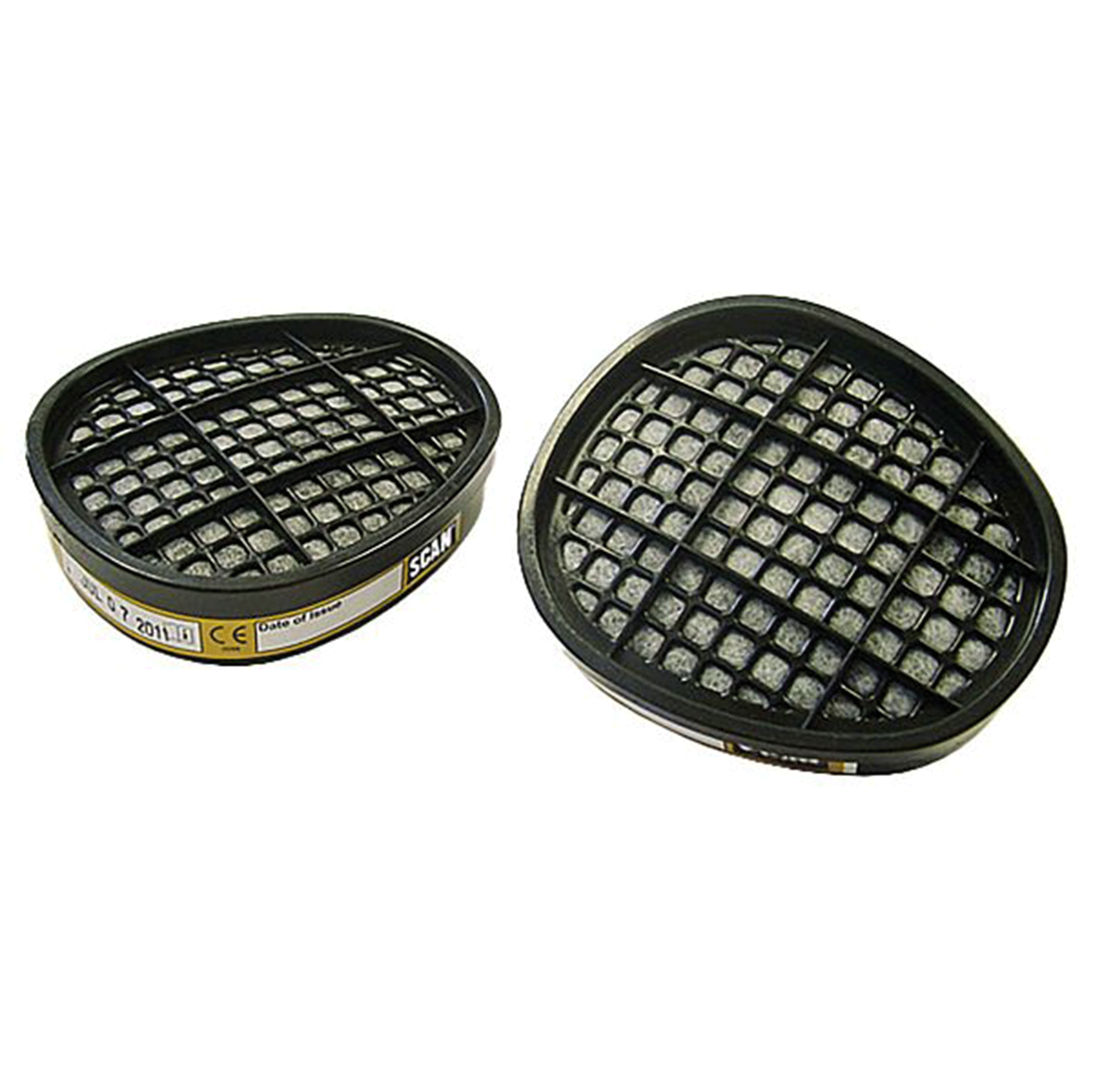 Scan Safety Twin Half Mask A1 Filter Cartridge - Pack of Two