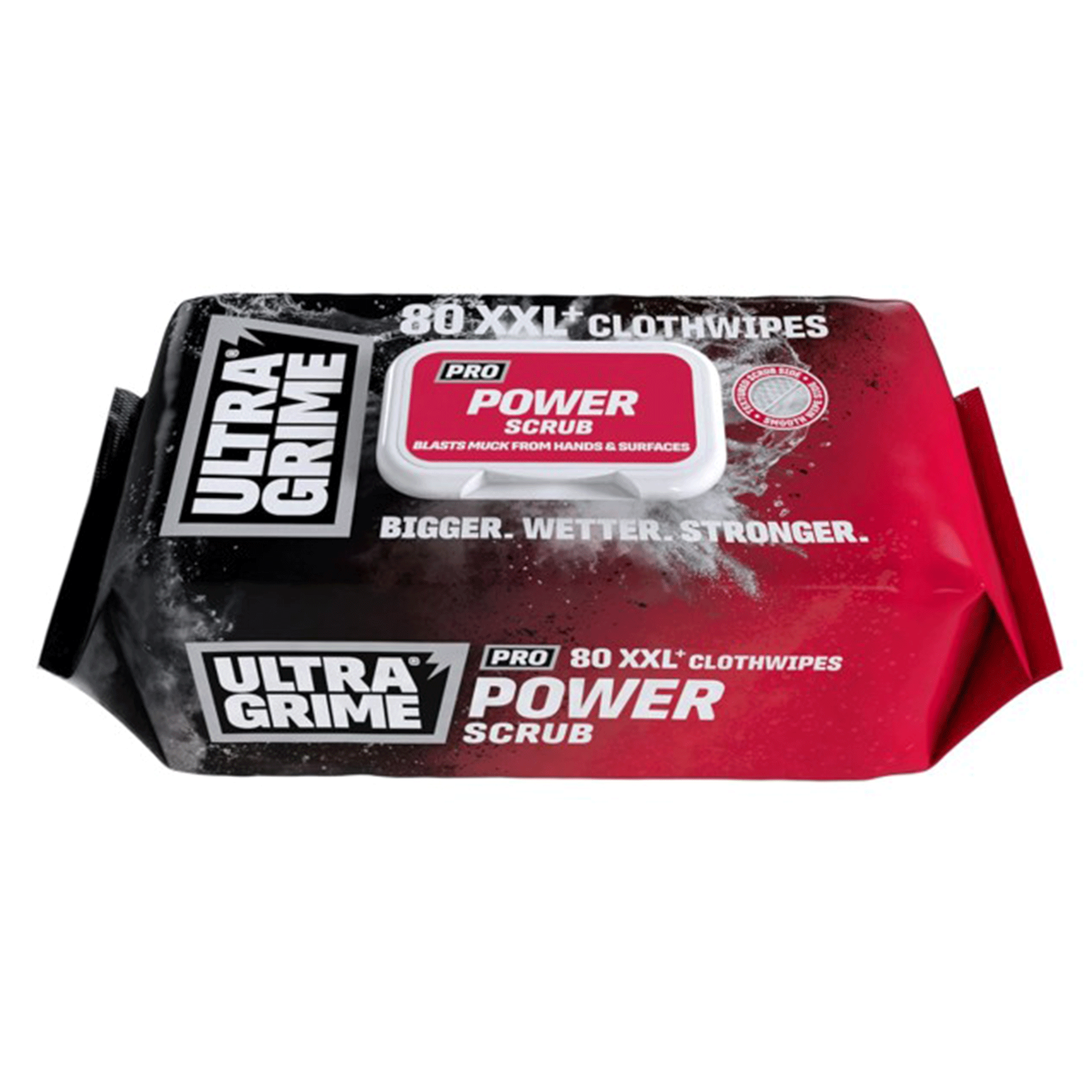 UltraGrime Pro Power Scrub XXL+ Cleaning Clothwipes 80 Pack