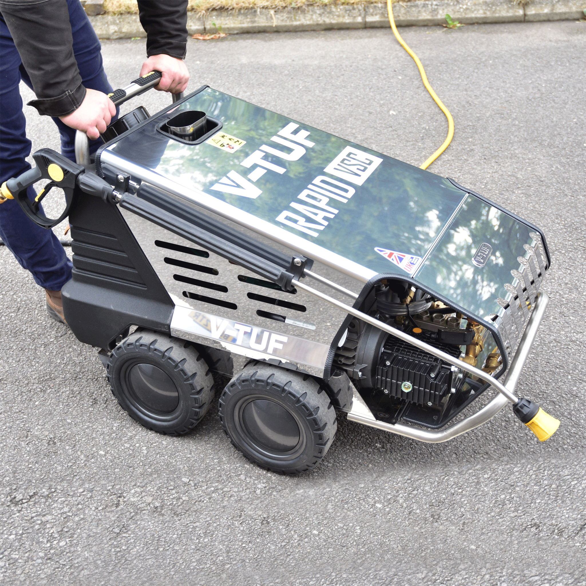 V-TUF Rapid VSC 240V Hot Water Industrial Pressure Washer