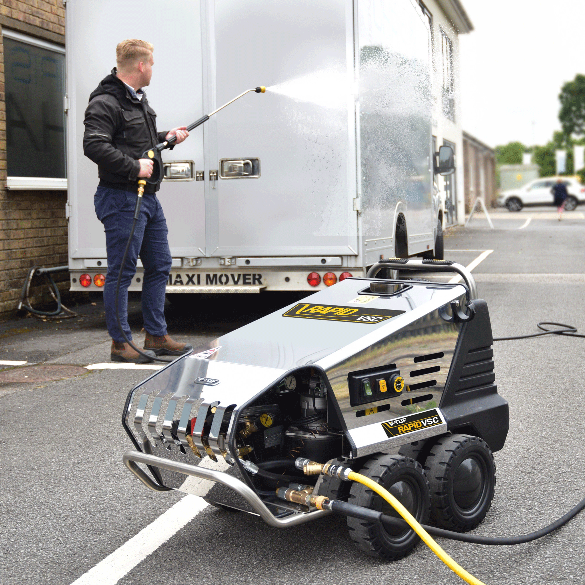 V-TUF Rapid VSC 240V Hot Water Industrial Pressure Washer