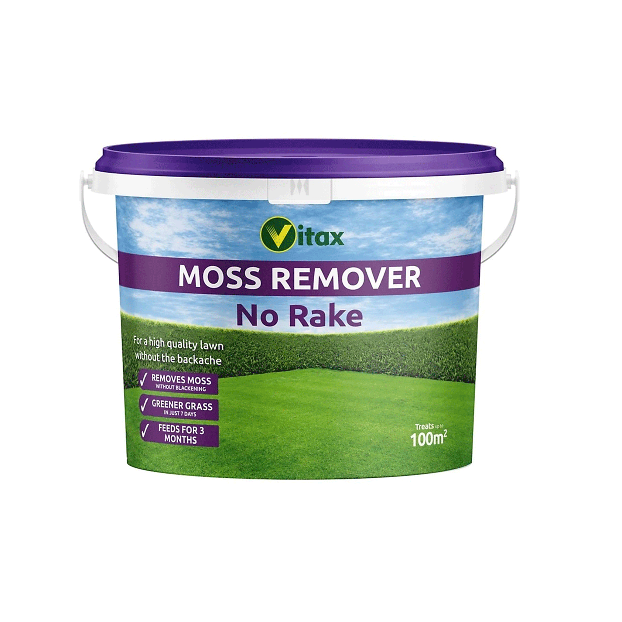 Vitax Moss Remover No Rake 100m²