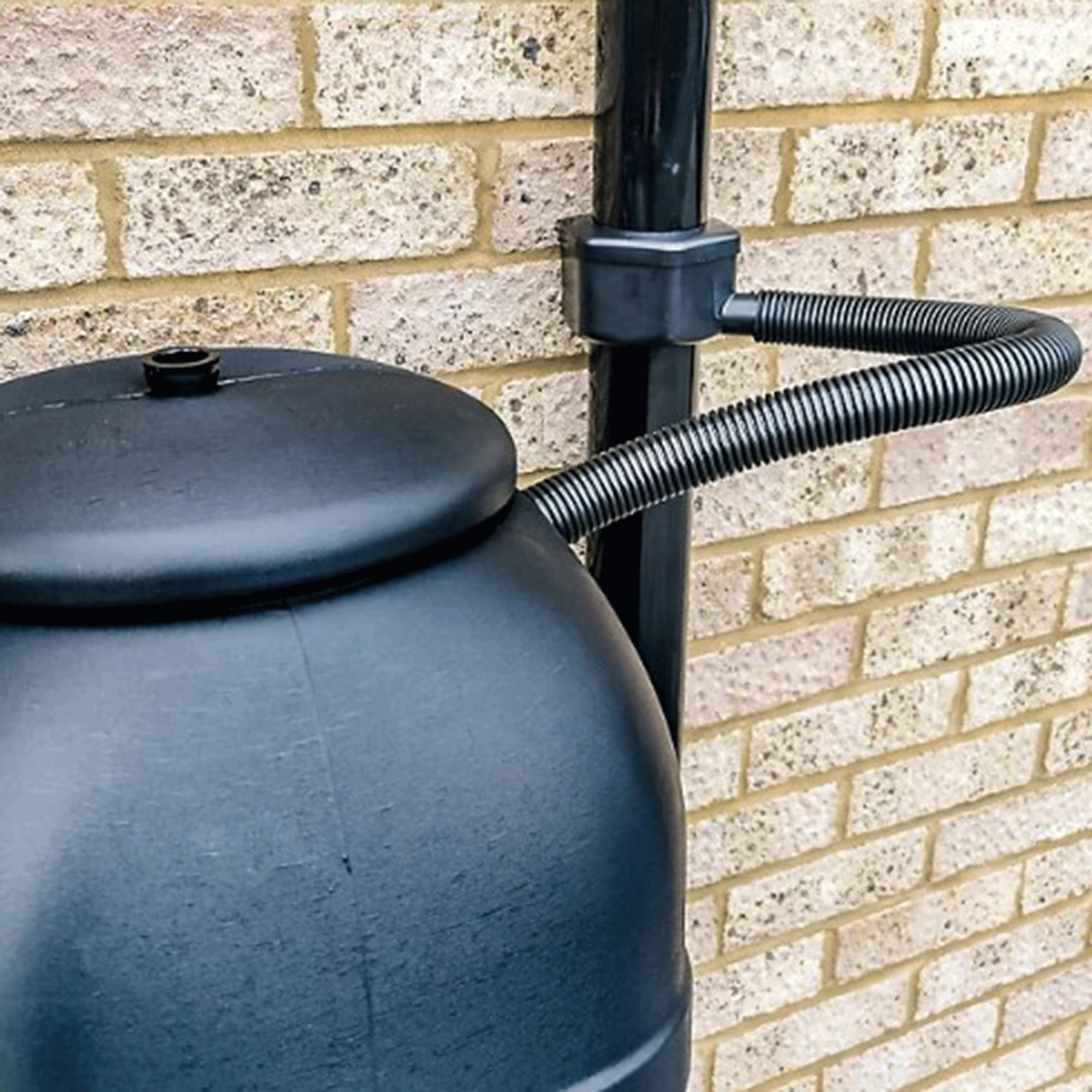 Ward 100L Slimline Water Butt Set Black