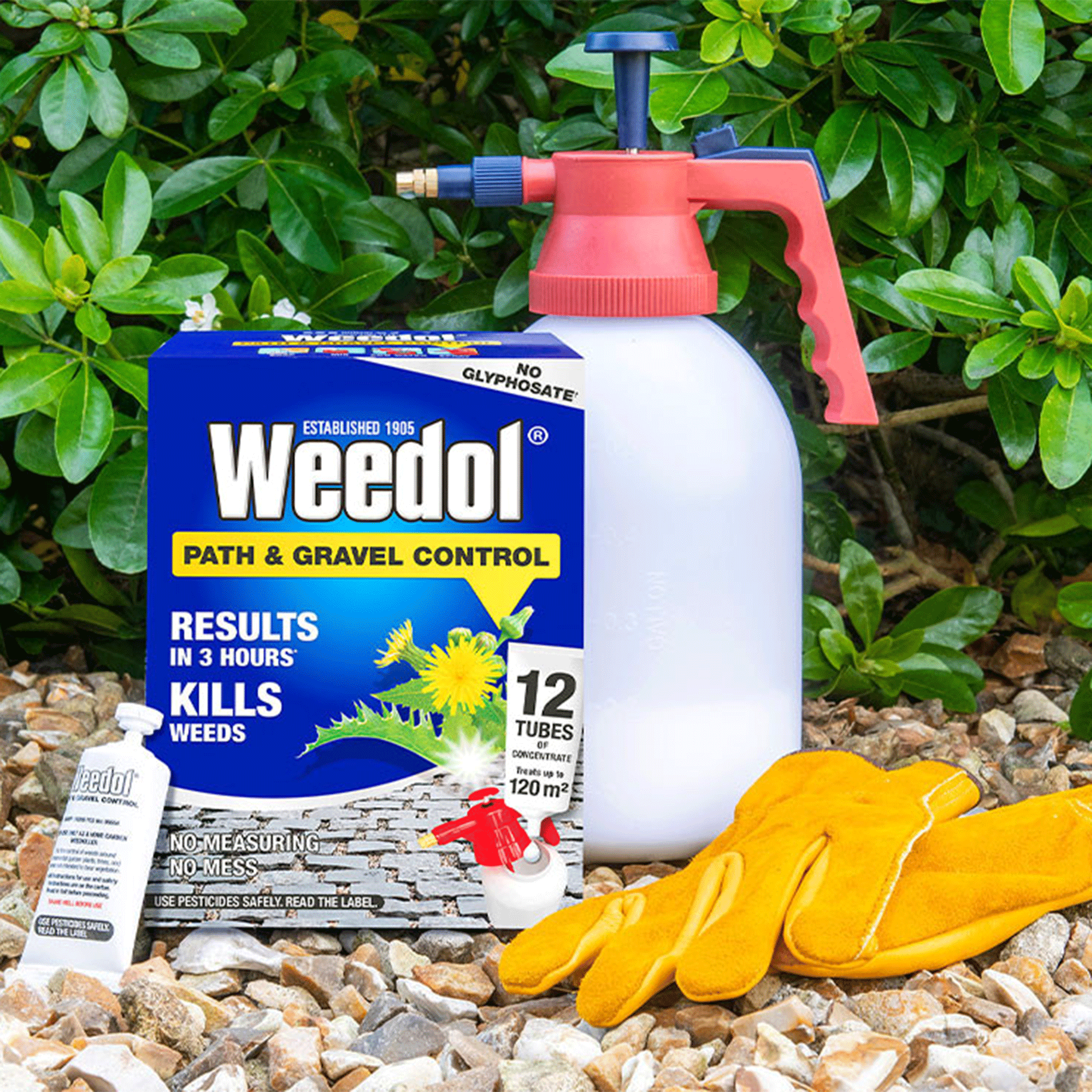 Weedol Path & Gravel Control Concentrate Tubes 12 Pack