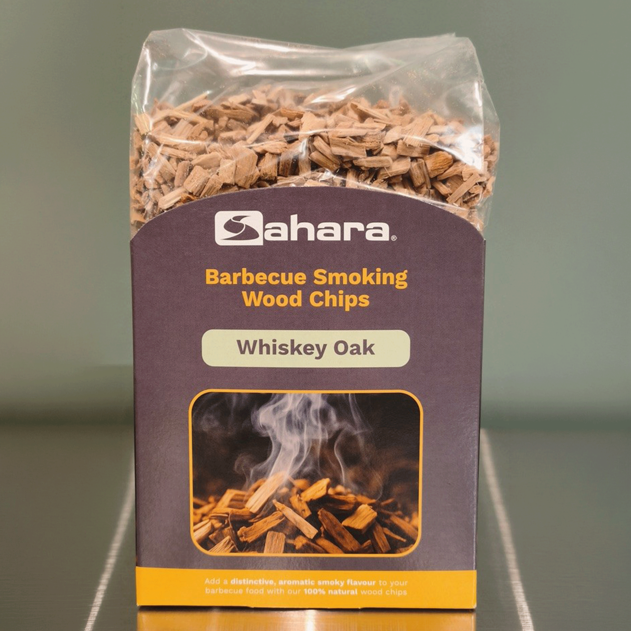 Sahara BBQ Premium Smoking Wood Chips Whiskey Flavoured Oak