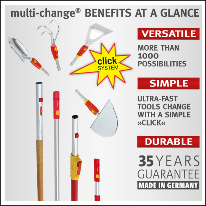 Wolf Garten BAM Multi-Change Soil Grubber 3