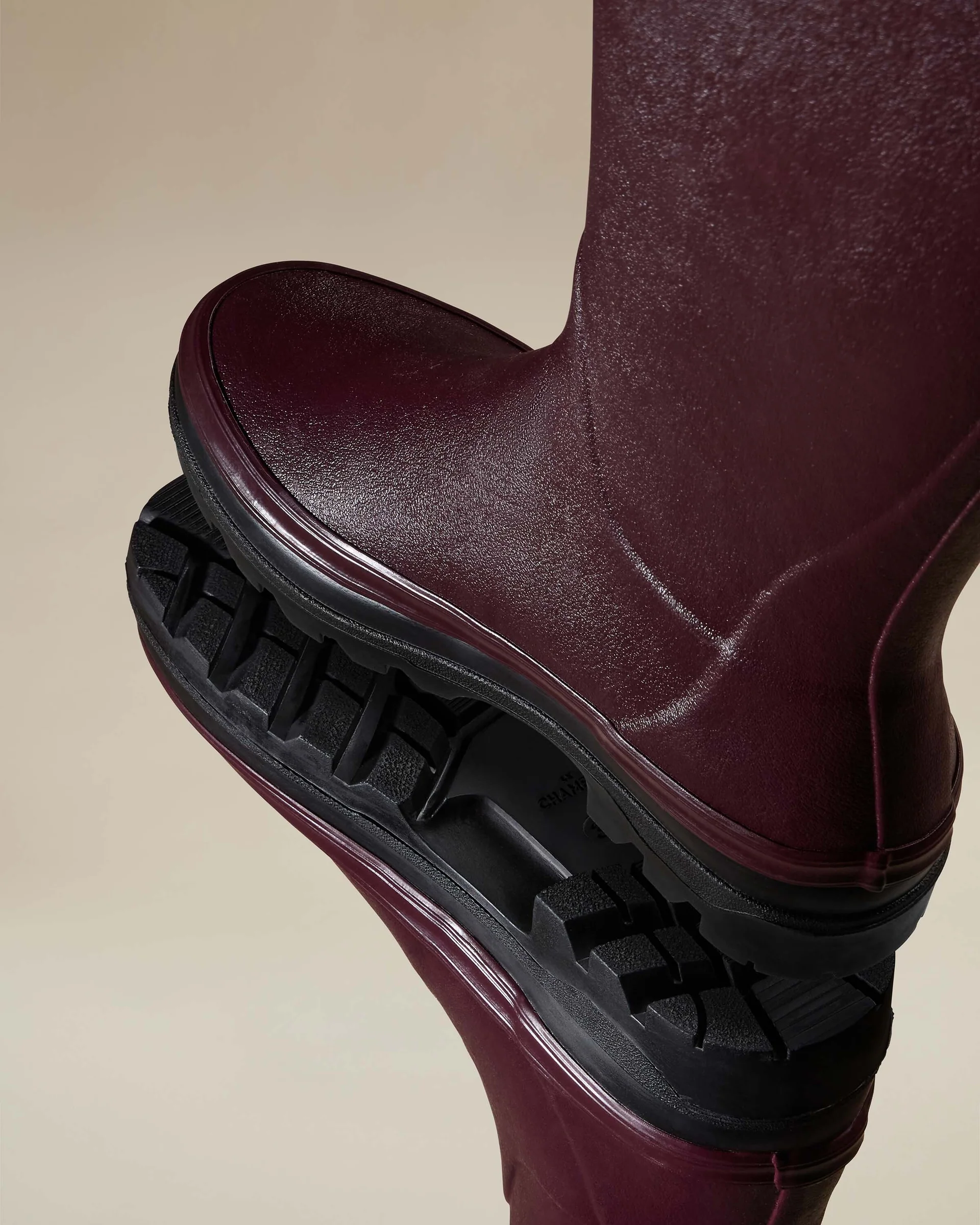 Le Chameau Ladies Giverny Jersey Lined Boot Cherry