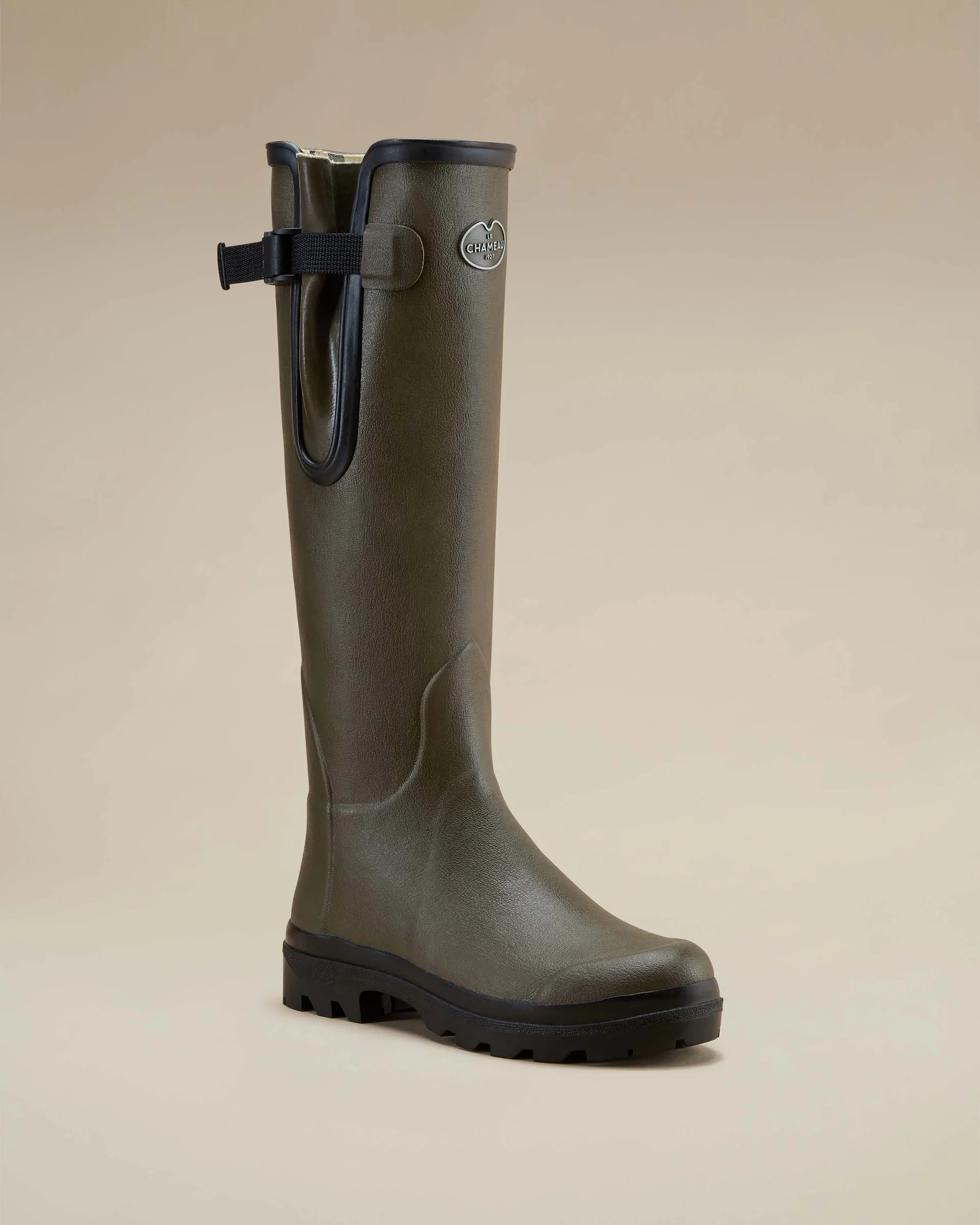 Le Chameau Women's Vierzon Jersey Lined Boots Vert Vierzon