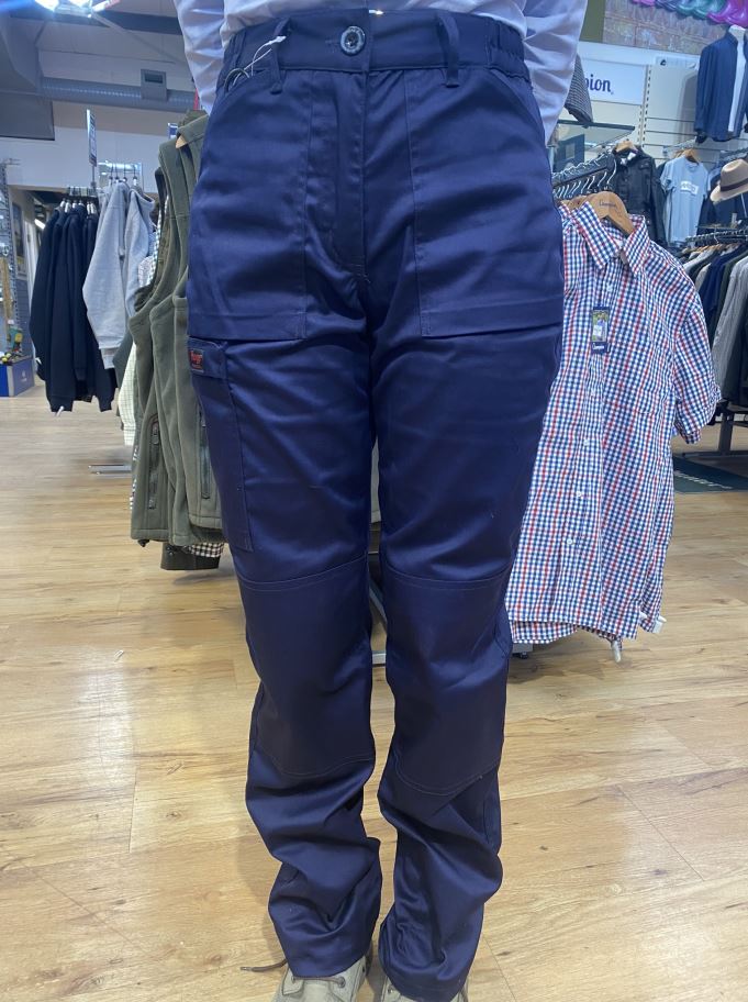 WorkHogg Ladies Stretch Trousers Navy 4
