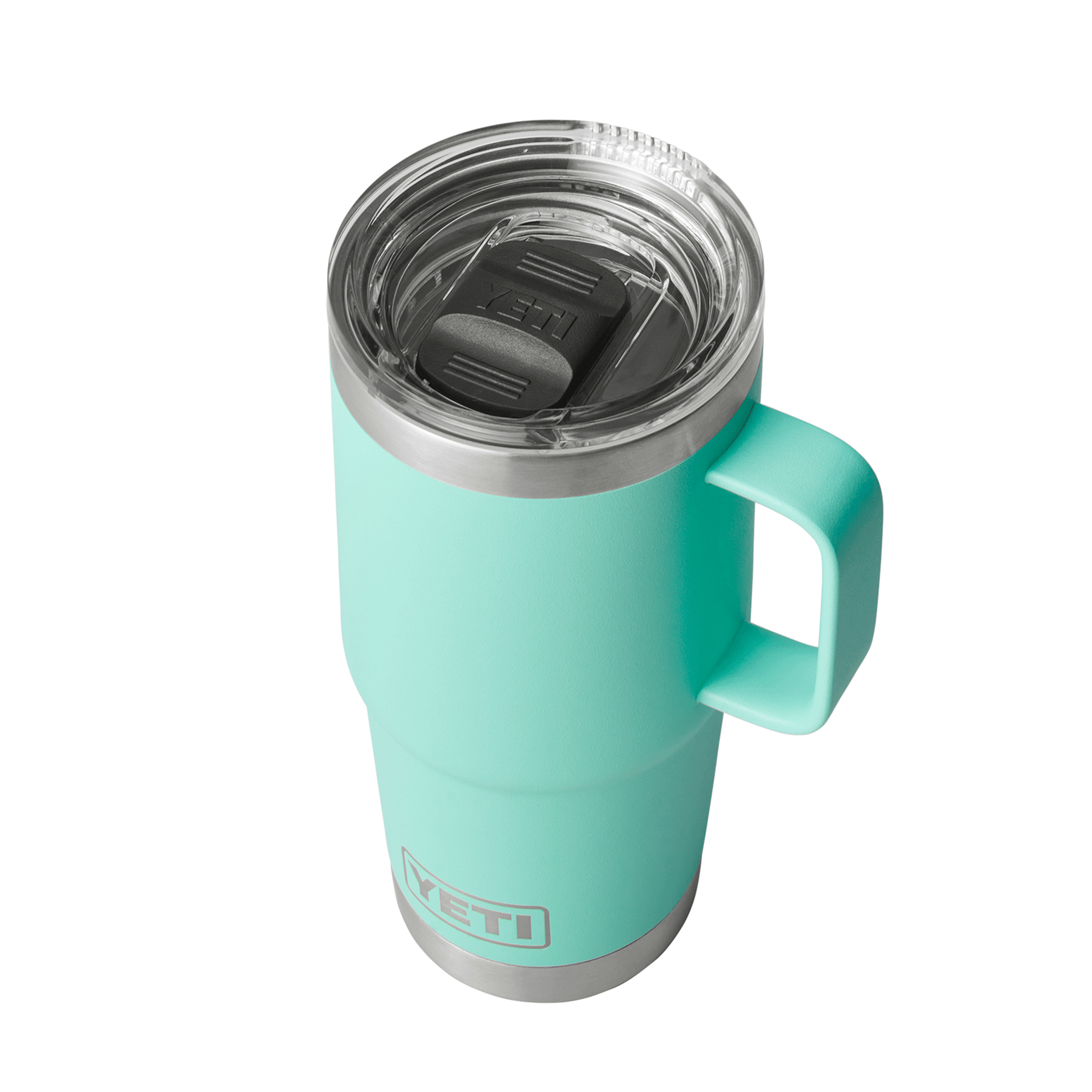 YETI Rambler 20 oz (591 ml) Travel Mug with Stronghold Lid - Seafoam