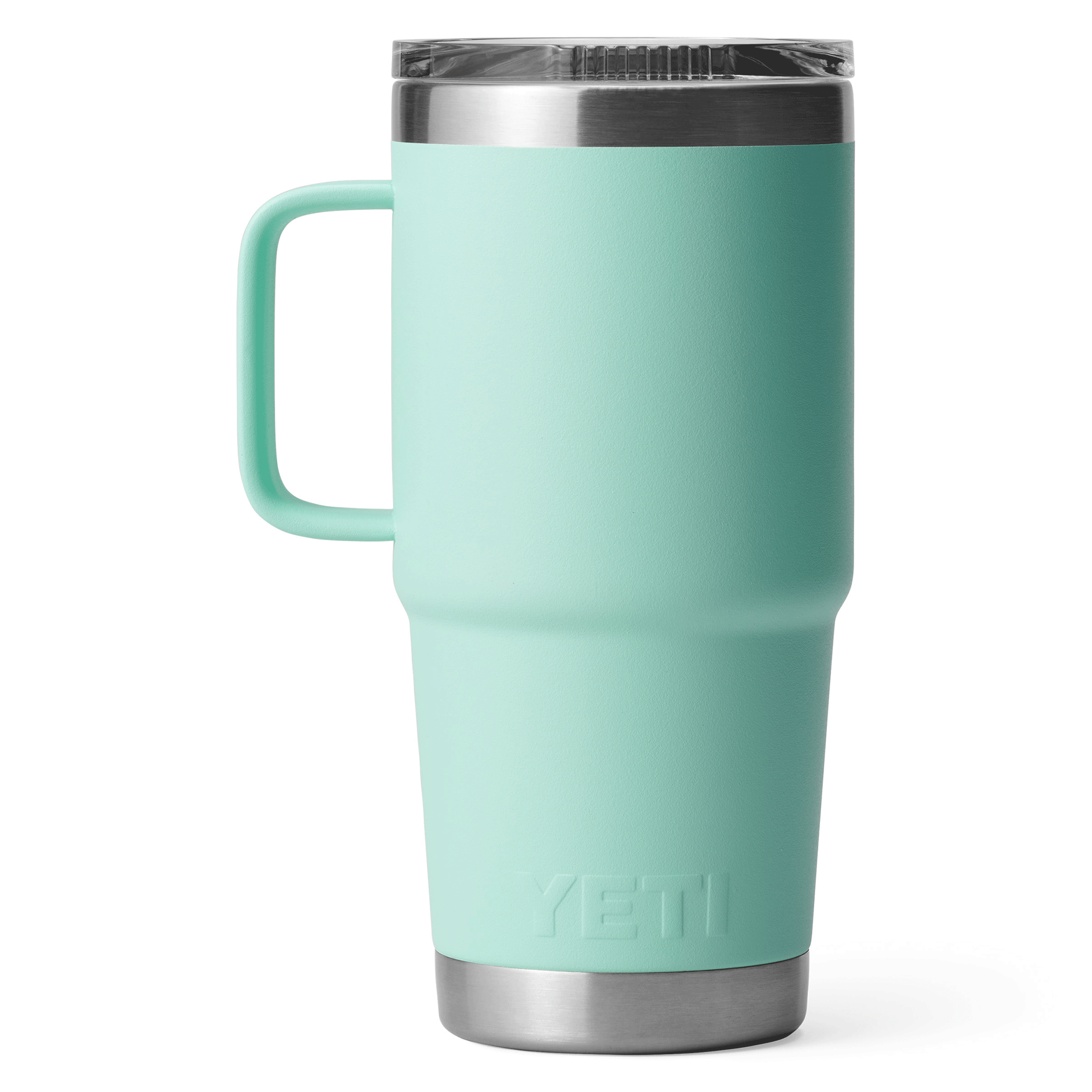 YETI Rambler 20 oz (591 ml) Travel Mug with Stronghold Lid - Seafoam