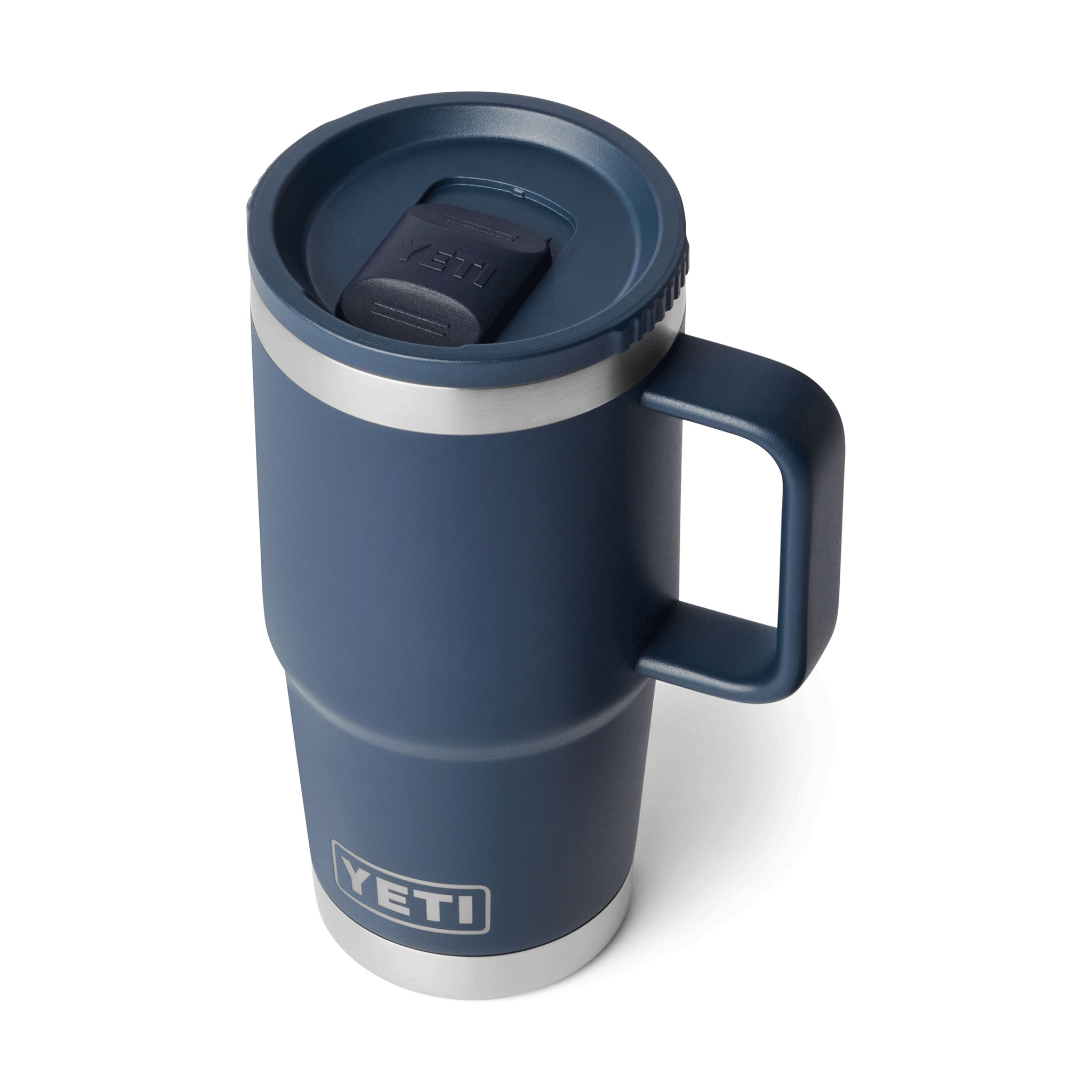 YETI Rambler 20 oz (591ml) Travel Mug 2.0 with Leakproof Stronghold Lid Navy