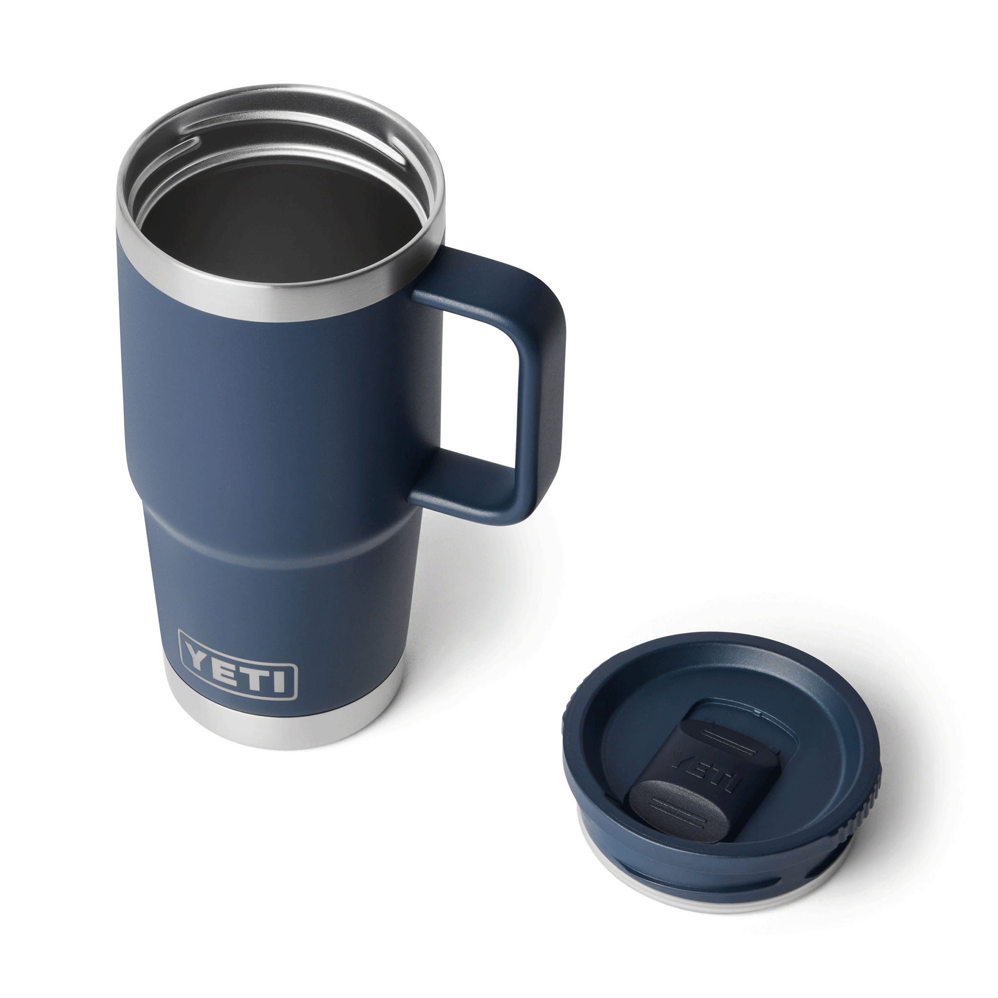 YETI Rambler 20 oz (591ml) Travel Mug 2.0 with Leakproof Stronghold Lid Navy
