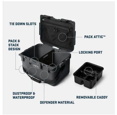 YETI LoadOut GoBox 30 Gear Case King Crab
