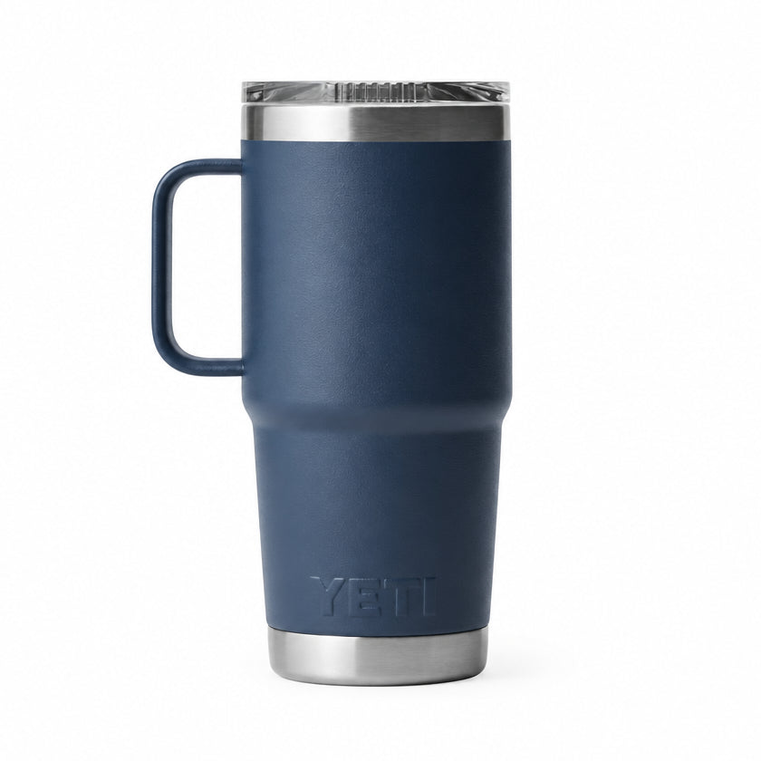 YETI Rambler 20 oz (591ml) Travel Mug with Stronghold Lid Navy