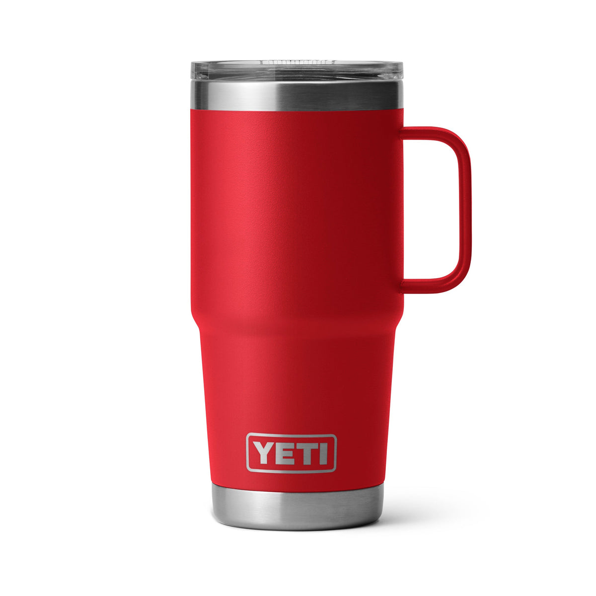 YETI Rambler 20 oz (591ml) Travel Mug with Stronghold Lid Rescue Red