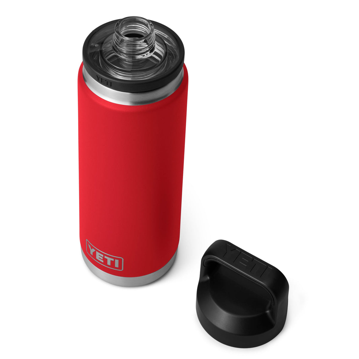 YETI Rambler 26 oz (769 ml) Bottle with Chug Cap Rescue Red