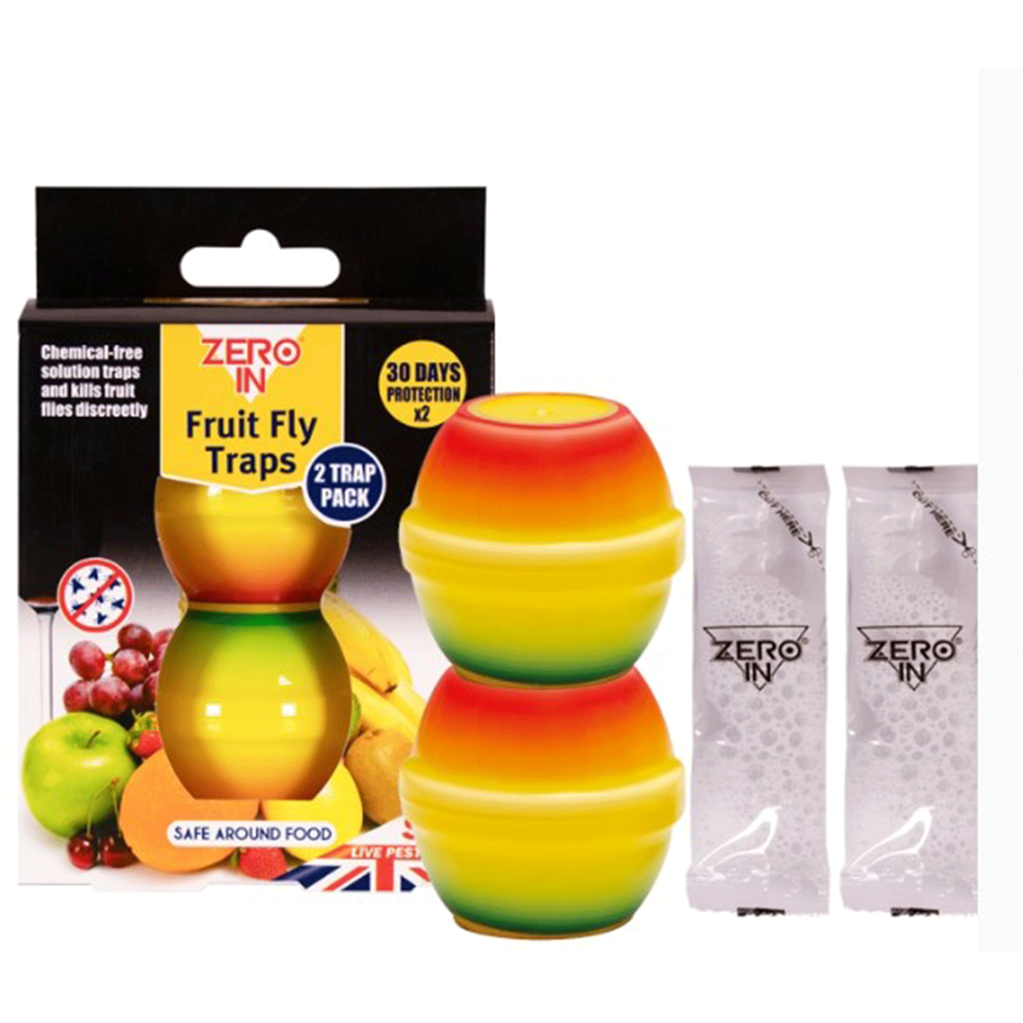 Zero In Fruit Fly Trap 2 Pack