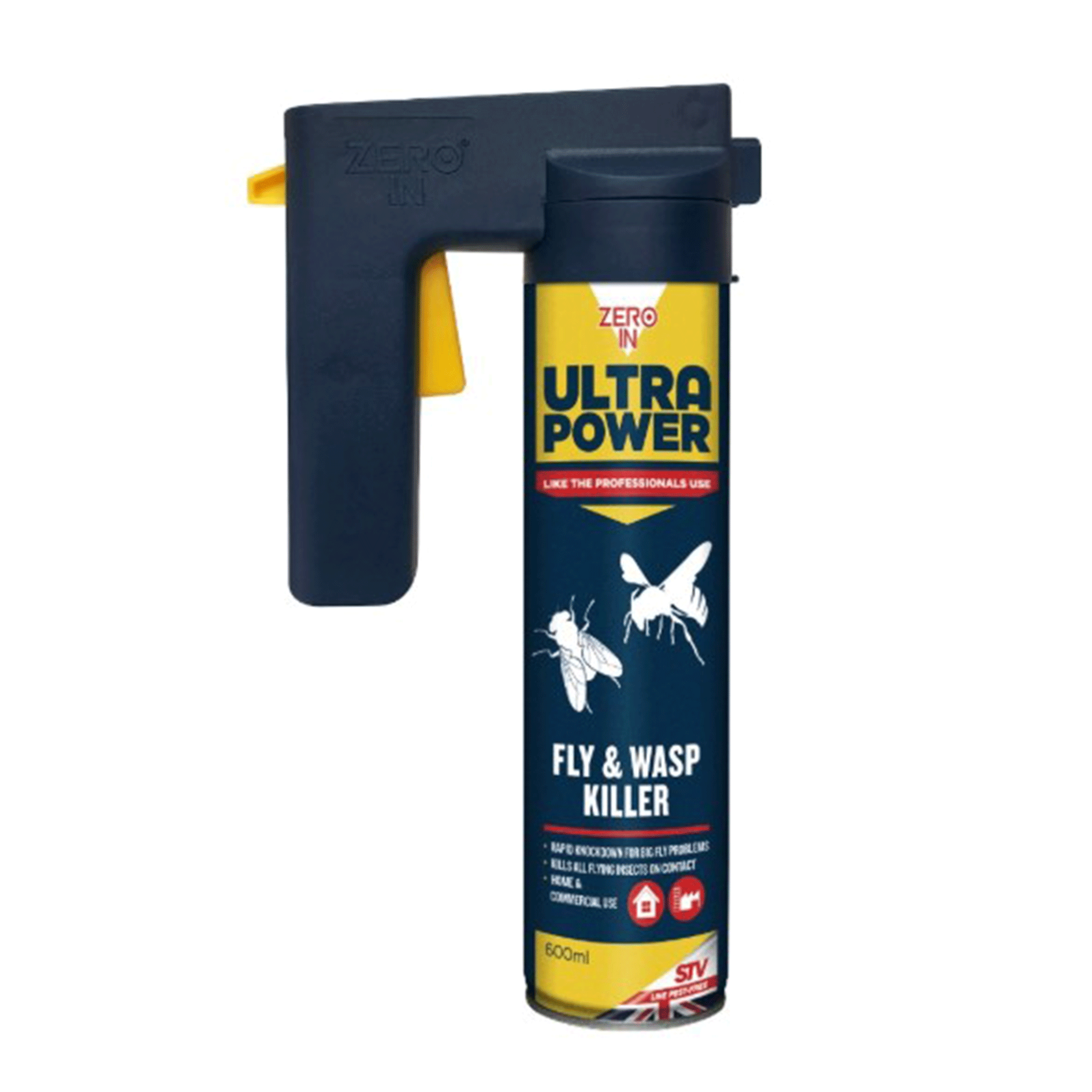Zero In Ultra Power Fly & Wasp Killer Spray 600ml
