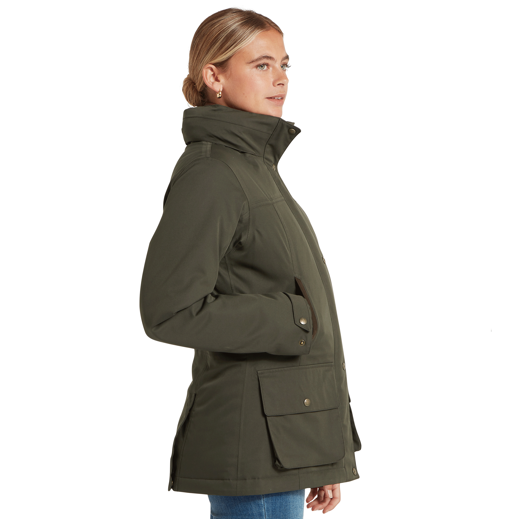 Schoffel Langton Country Coat in Dark Woodland