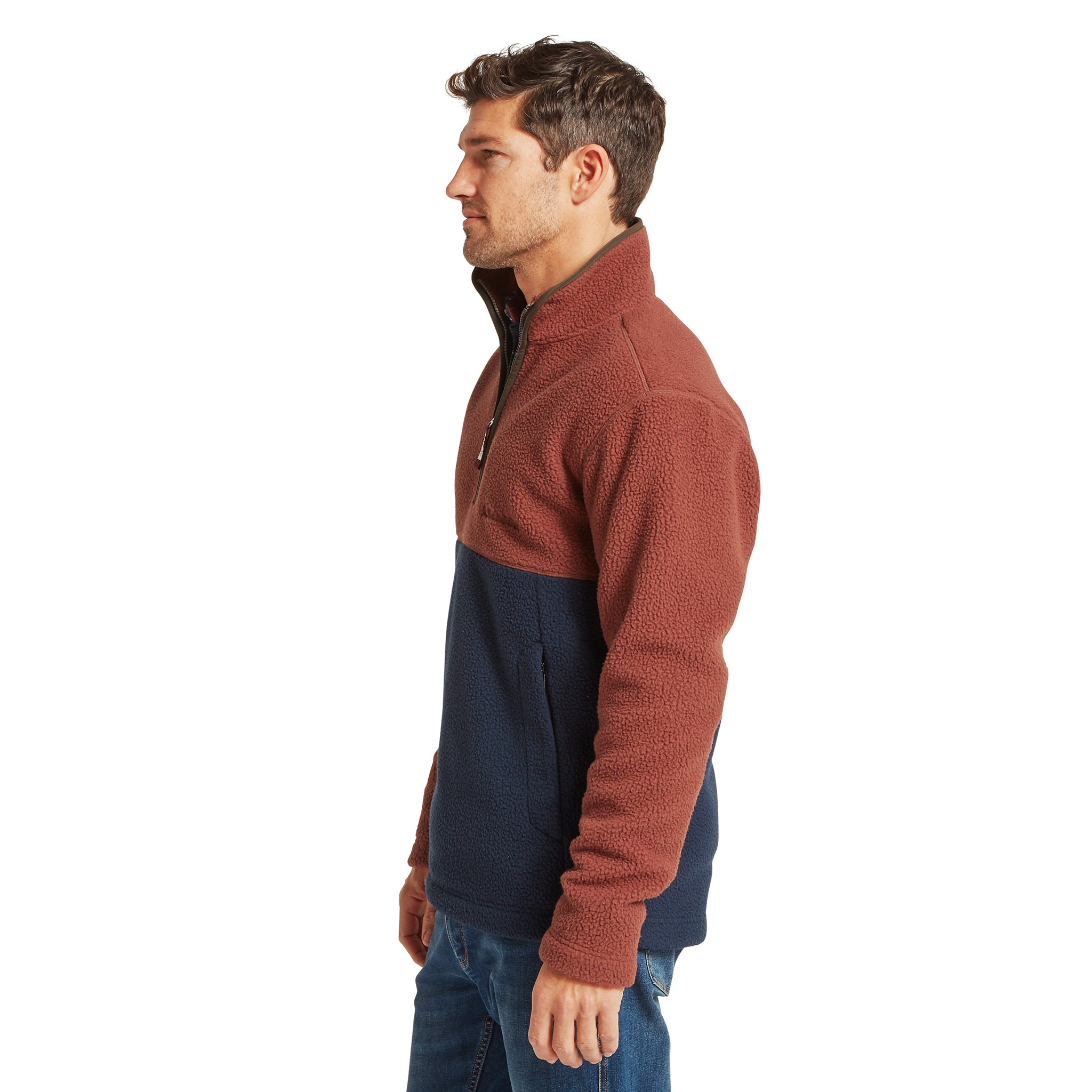 Schöffel Berkeley Retro Fleece True Navy Brick Red