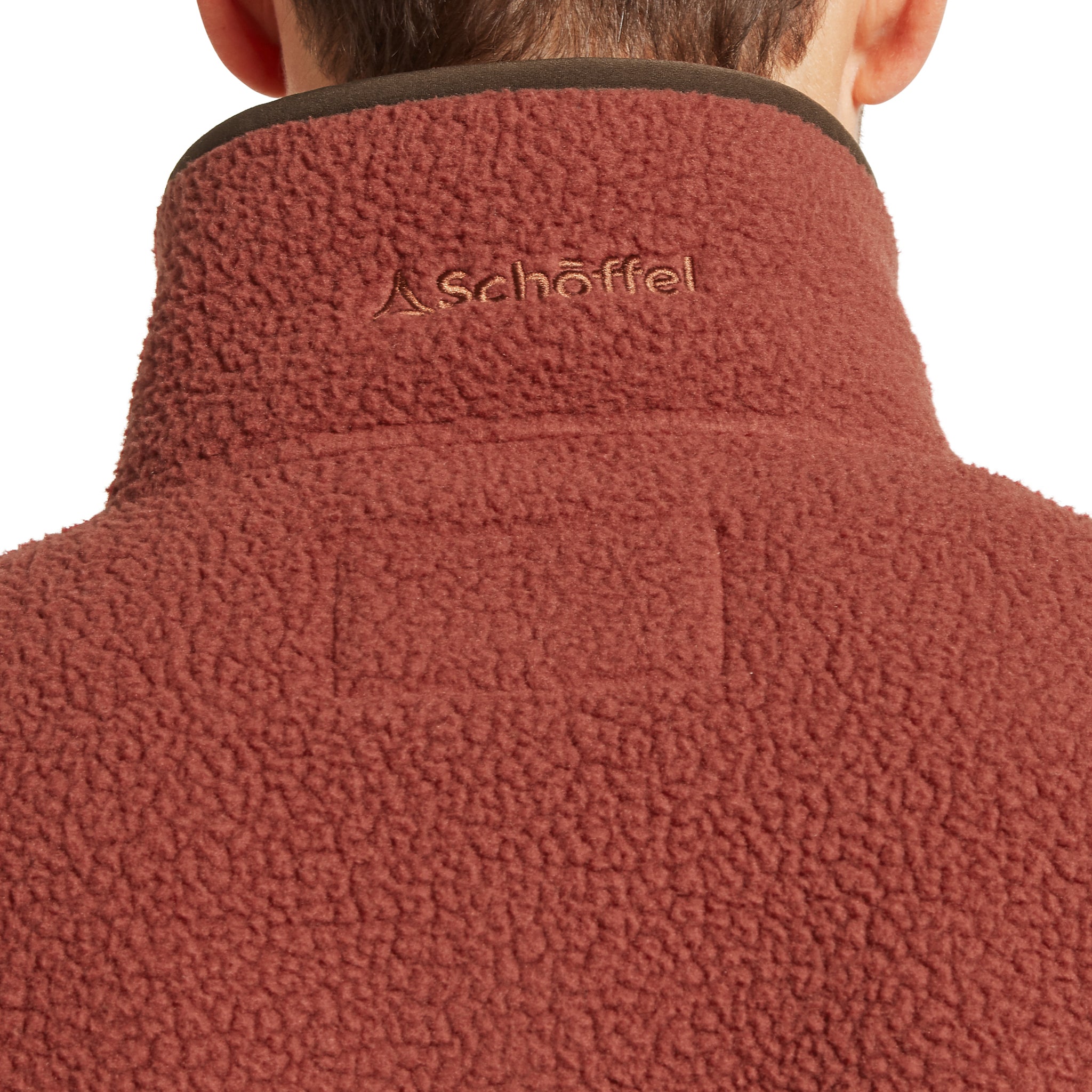 Schöffel Berkeley Retro Fleece True Navy Brick Red