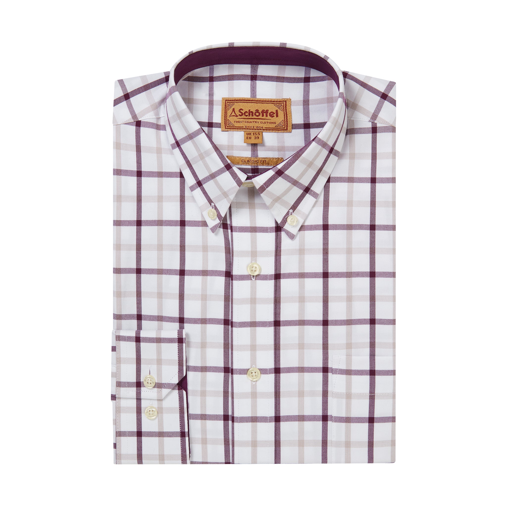 Schöffel Brancaster Classic Shirt Beetroot