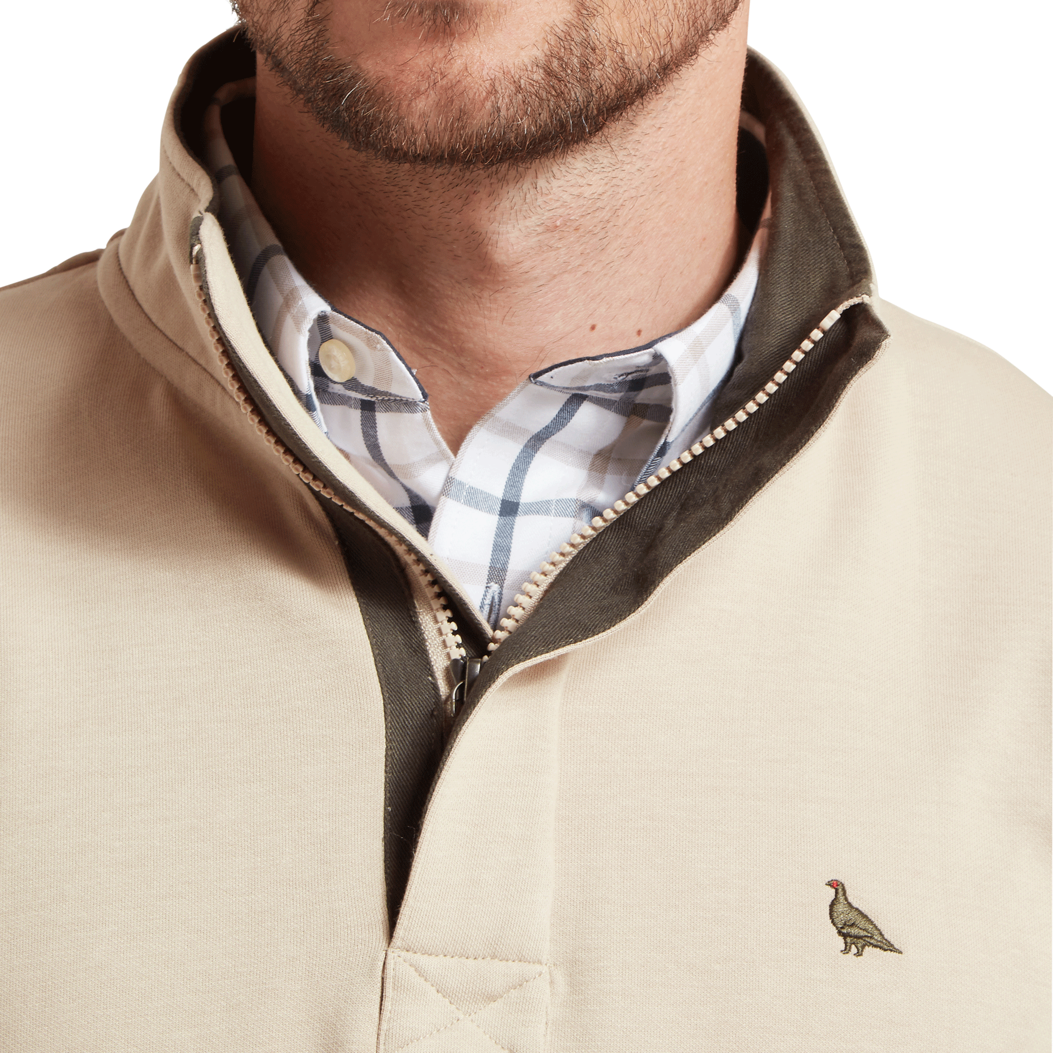 Schoffel Branscombe Cove Sweatshirt in Cobblestone