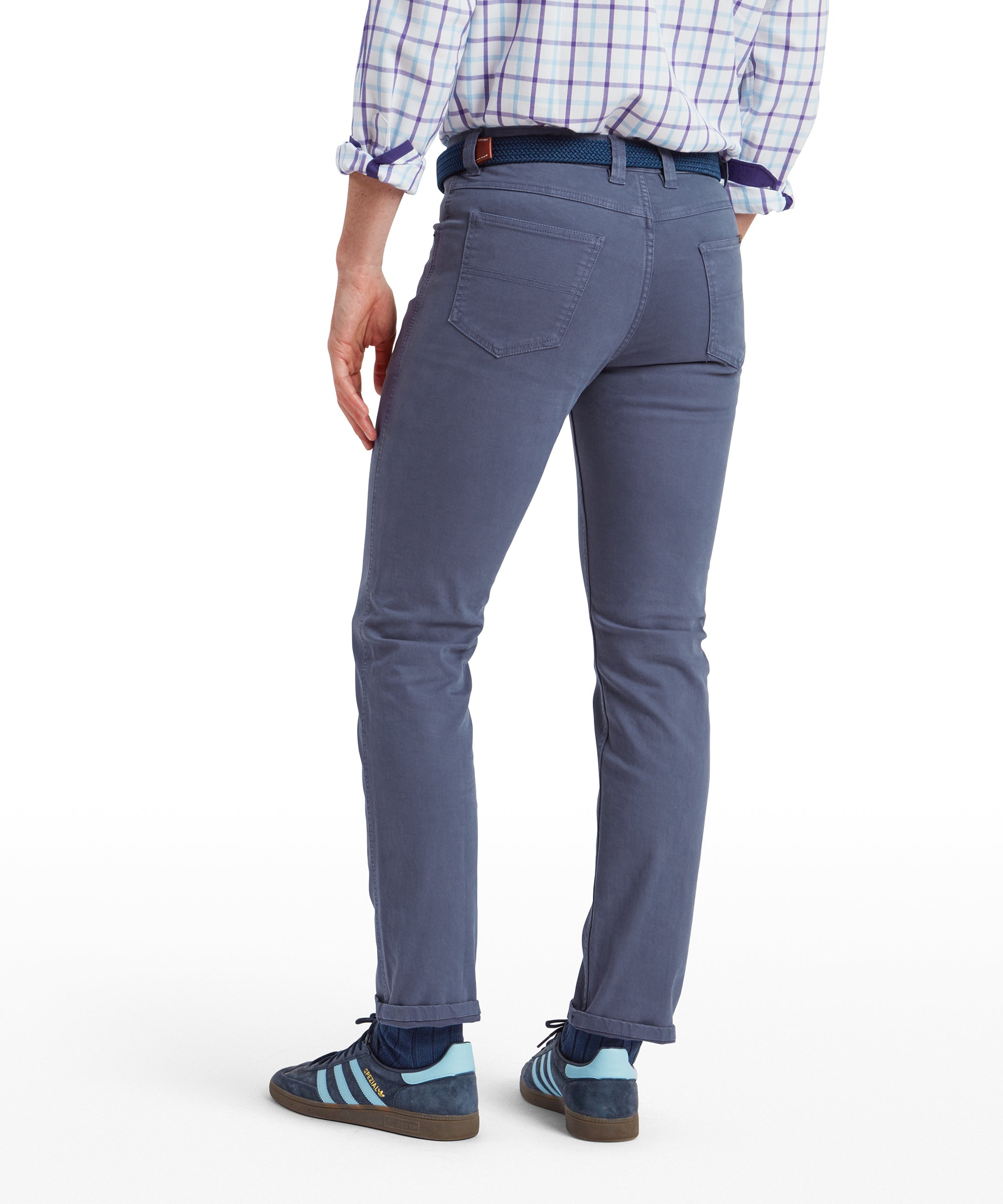 Schoffel Canterbury 5 Pocket Jeans Slate Blue